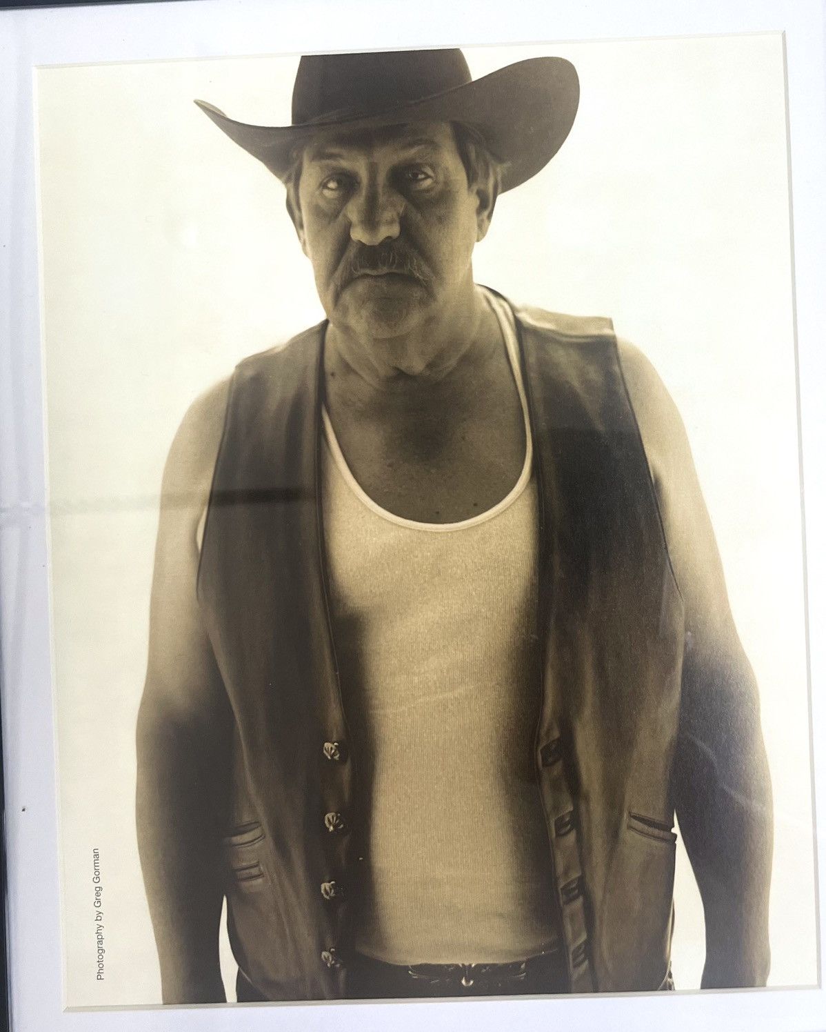 Chrome Hearts × Vintage Chrome Hearts cowboy Framed poster 9x11 magazine cutout Size ONE SIZE - 2 Thumbnail