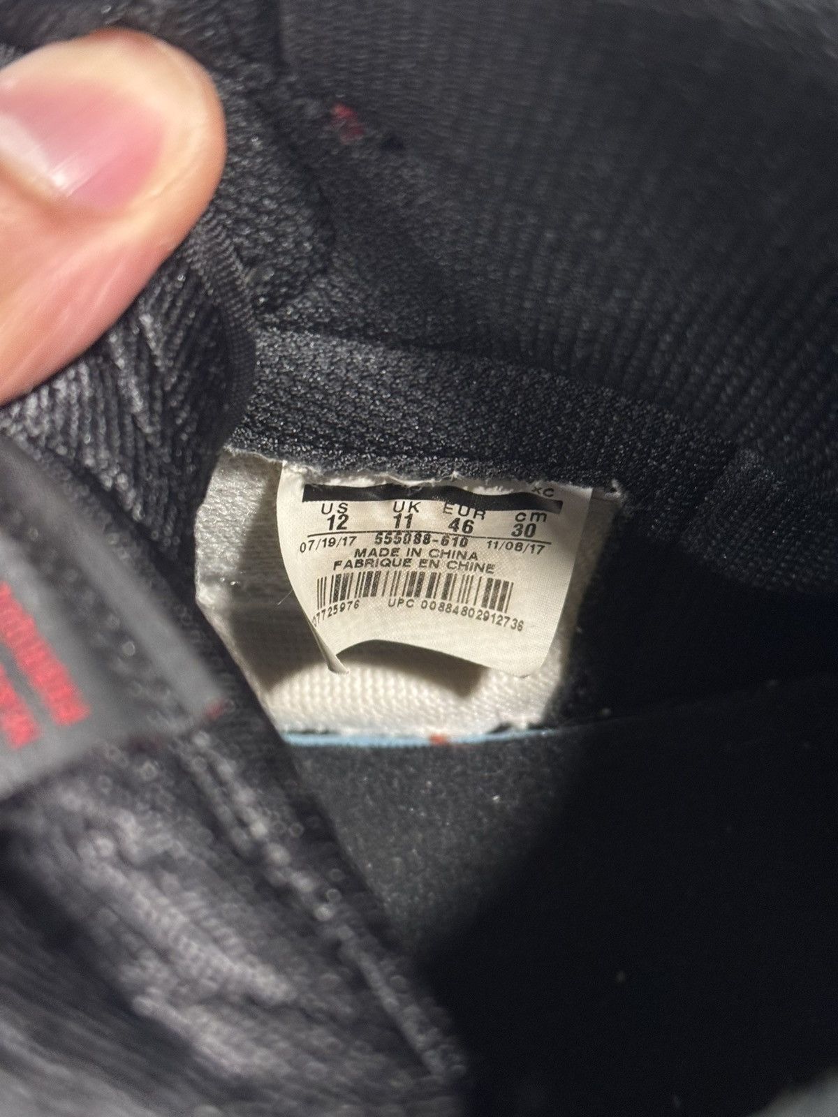 Jordan Brand JORDAN 1 BRED TOE Size US 12 / EU 45 - 9 Thumbnail
