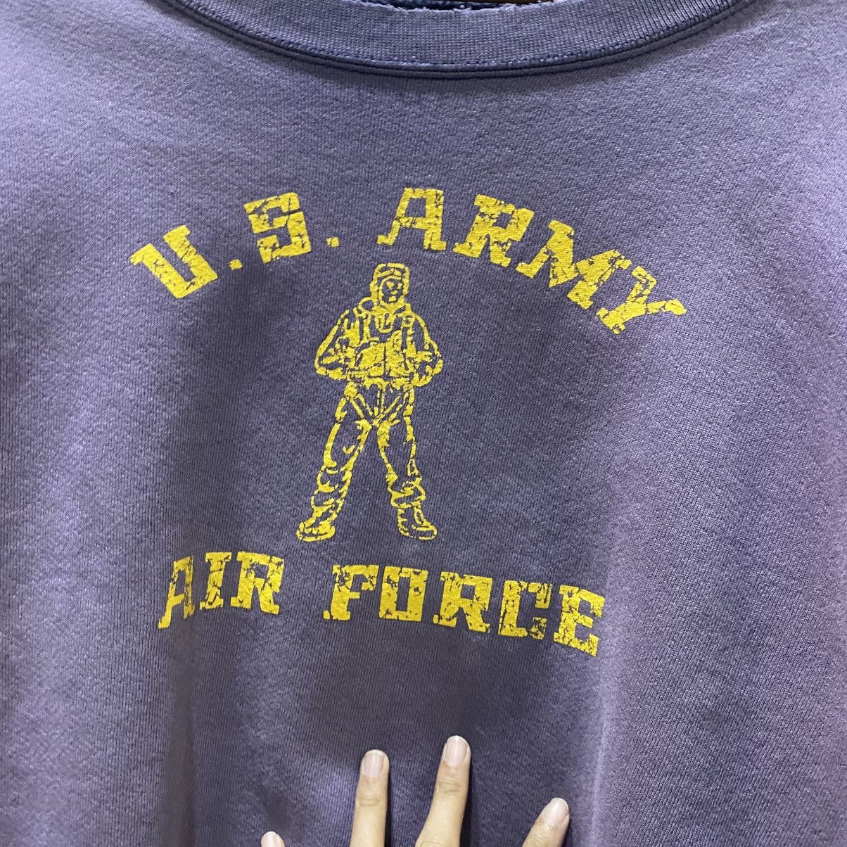 Alpha Industries × Vintage VTG Alpha Industries US ARMY AIR FORCE DISTRESS SUN FADED Size US S / EU 44-46 / 1 - 7 Thumbnail