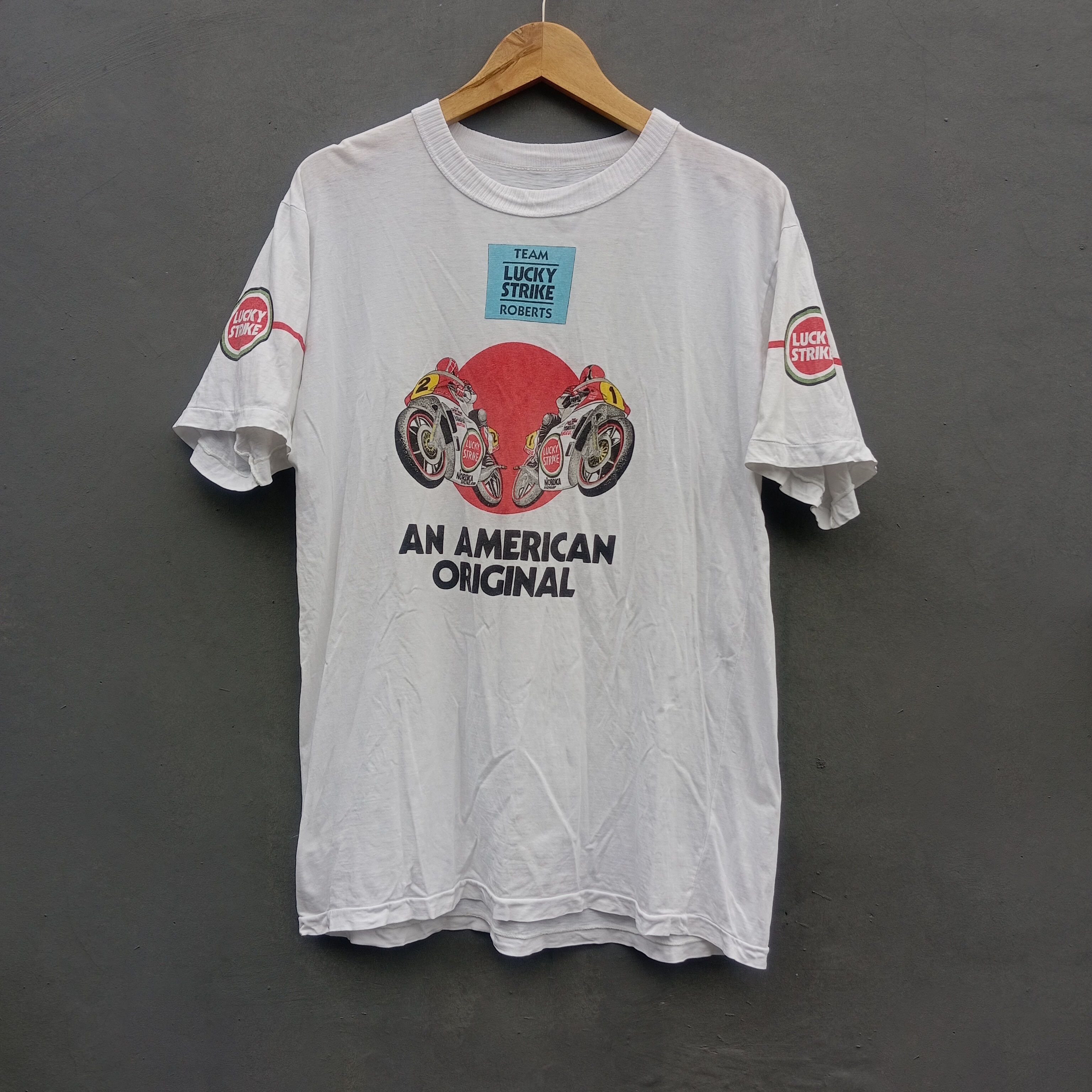 Gear for Sports vintage RARE lucky strike team roberts t shirt Size US M / EU 48-50 / 2 - 1 Thumbnail