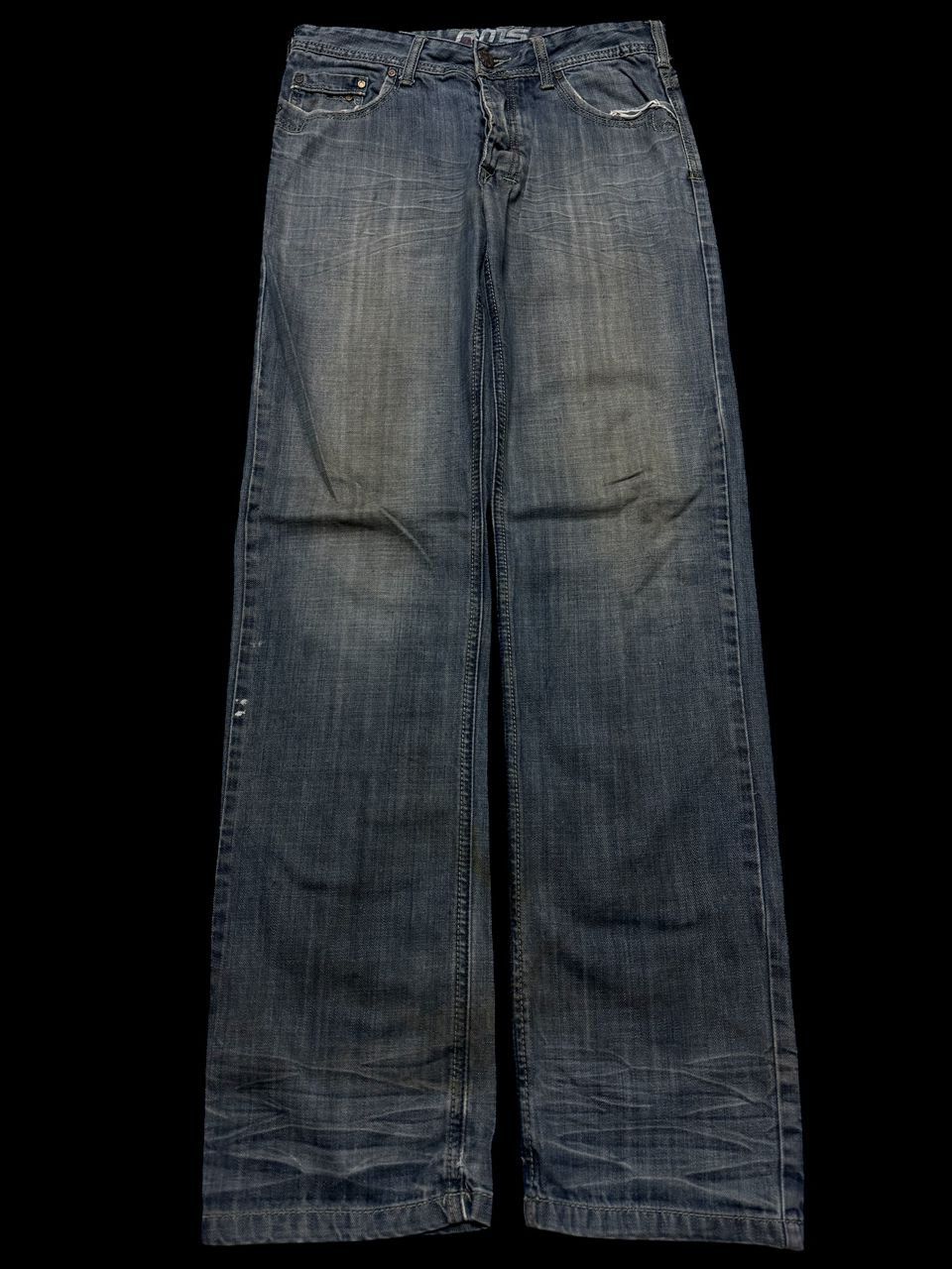 Japanese Brand SICK Japanese RMS Thrashed Faded Distressed Straight Jean Size US 31 - 2 Thumbnail
