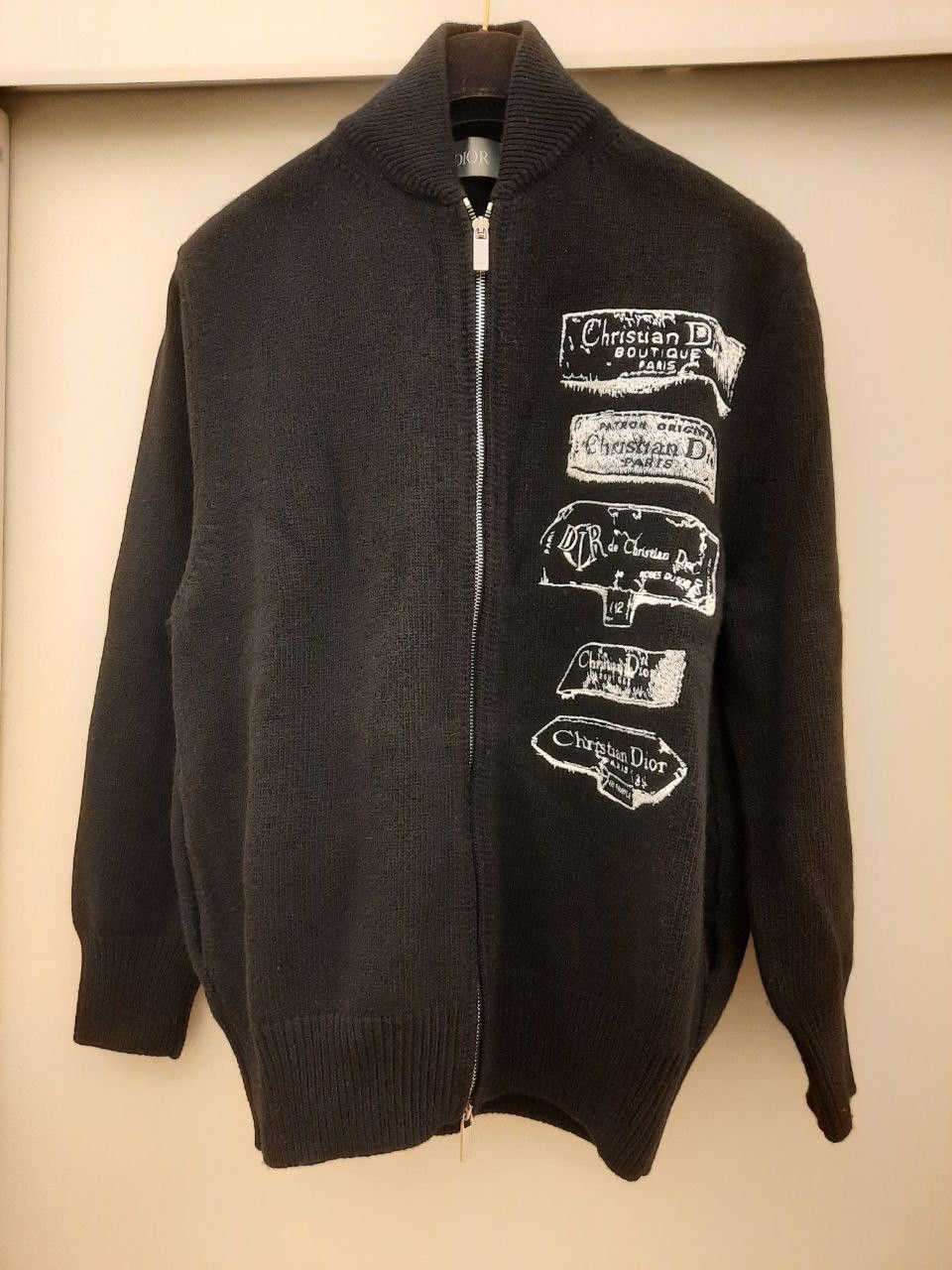 Dior Archive Labels Cardigan Size US S / EU 44-46 / 1 - 1 Thumbnail