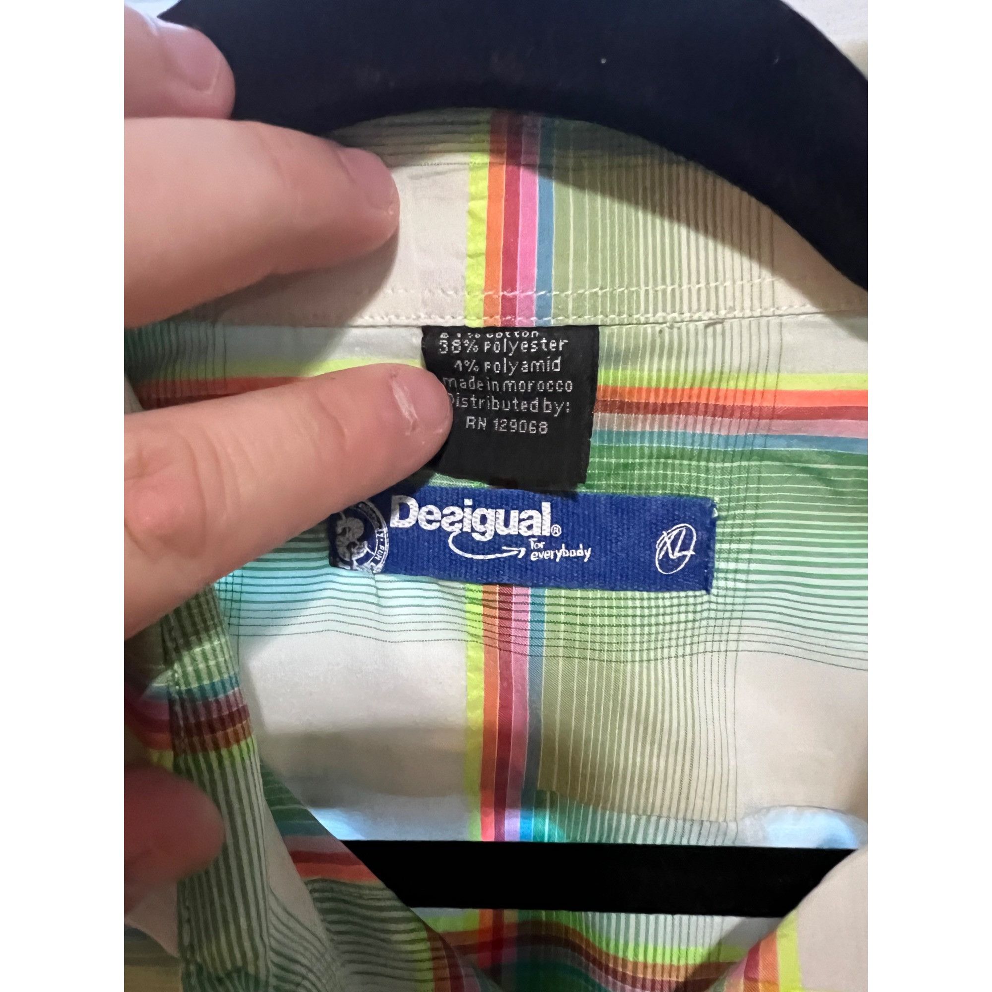 Desigual Desigual Short Sleeve Button Up Shirt - Size XL Size US XL / EU 56 / 4 - 3 Thumbnail
