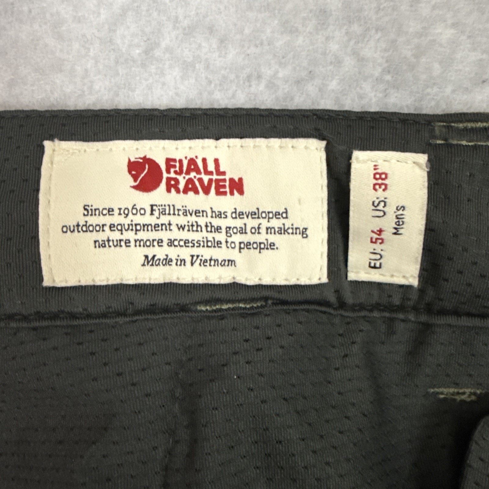 Fjallraven Fjallraven Mens 38 Abisko Trail Stretch Shorts Laurel Green Size US 38 / EU 54 - 2 Thumbnail