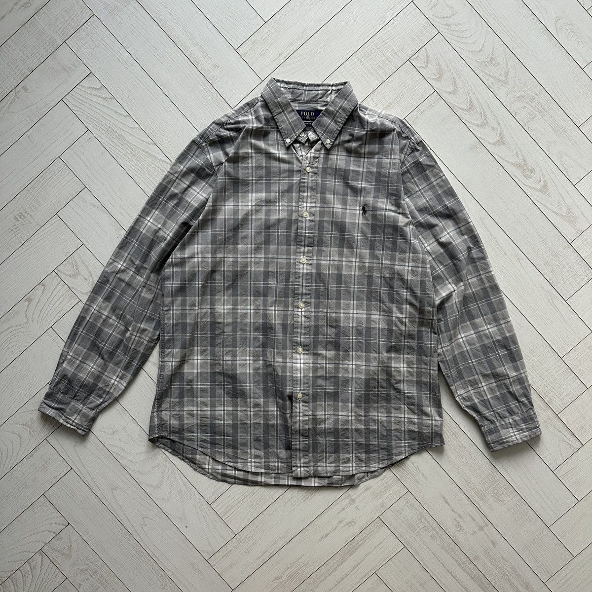 Polo Ralph Lauren Polo Ralph Lauren striped Custom Fit basic button shirt y2k Size US XL / EU 56 / 4 - 1 Thumbnail