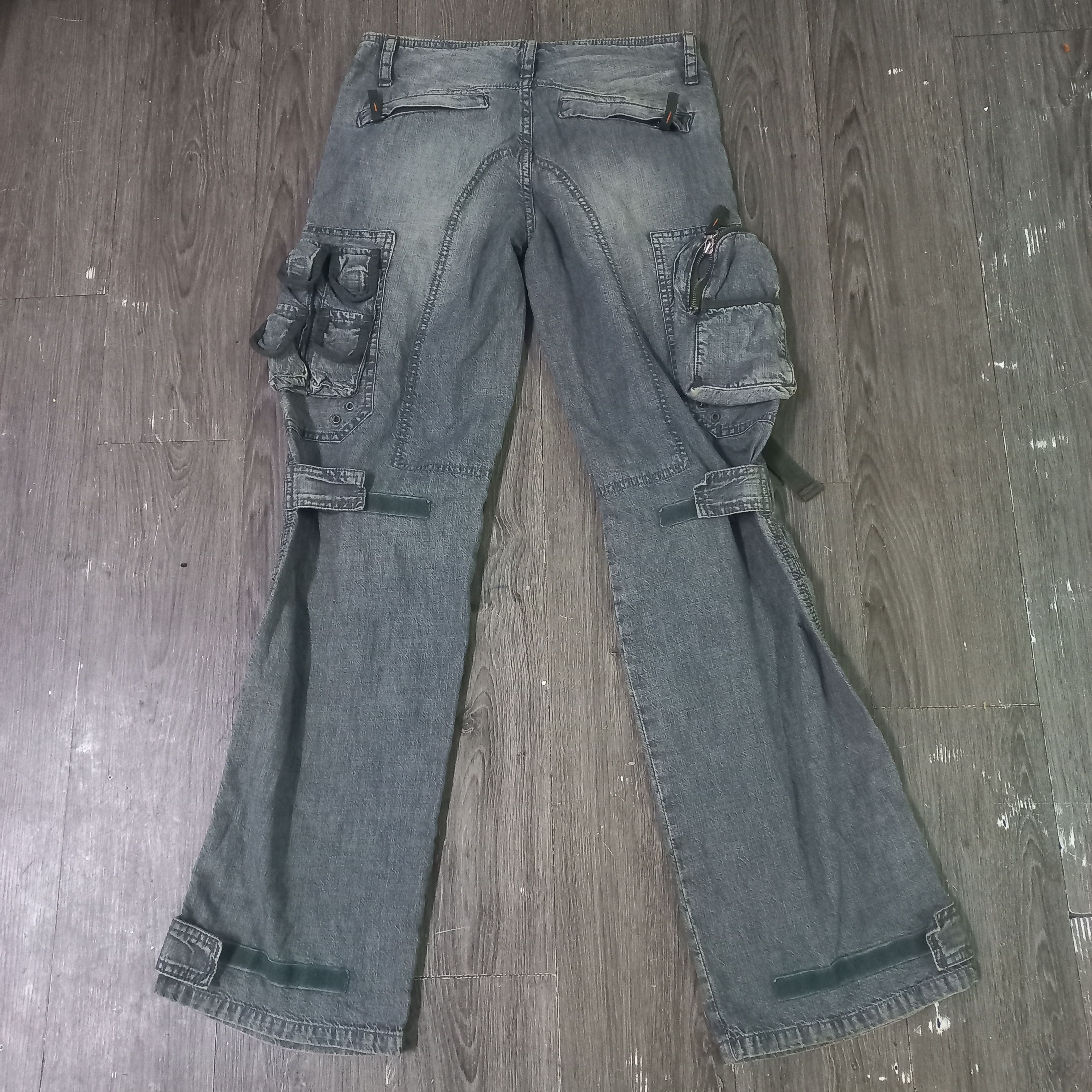 Designer × Japanese Brand Multi pocket baggy jeans Size 31" - 6 Thumbnail