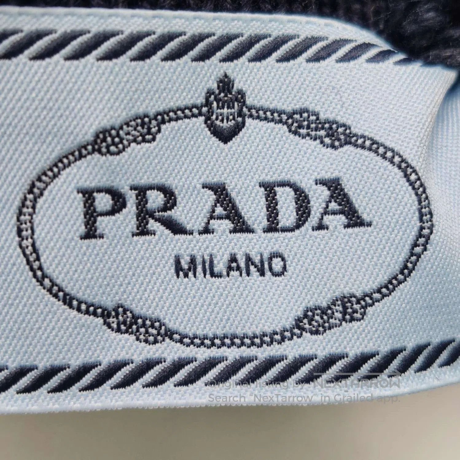 Prada Prada Wool Long Sleeve Dress with Triangle Logo . Size M / US 6-8 / IT 42-44 - 5 Thumbnail