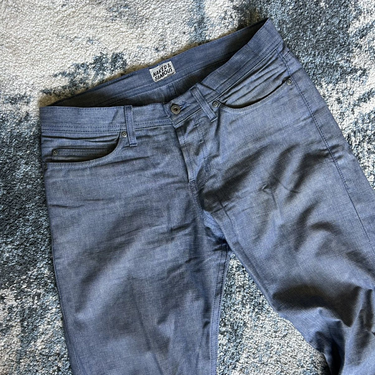 Naked & Famous 2013 Made in Canada 10 oz Selvedge Chambray Japanese Denim Size US 32 / EU 48 - 8 Thumbnail