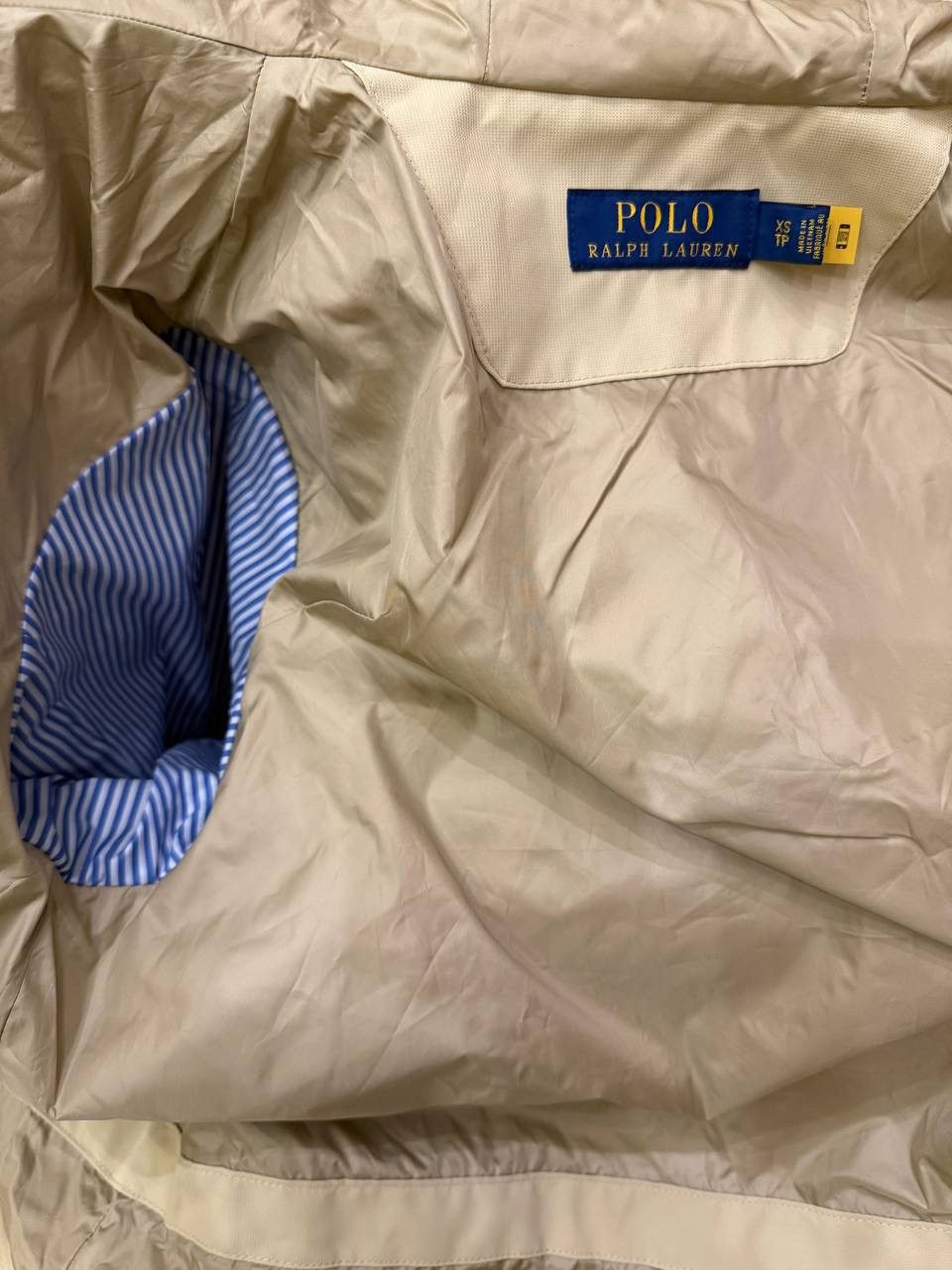 Polo Ralph Lauren Polo Ralph Lauren Mens Creston Hooded Jacket Cream Size XS Size US XS / EU 42 / 0 - 10 Thumbnail