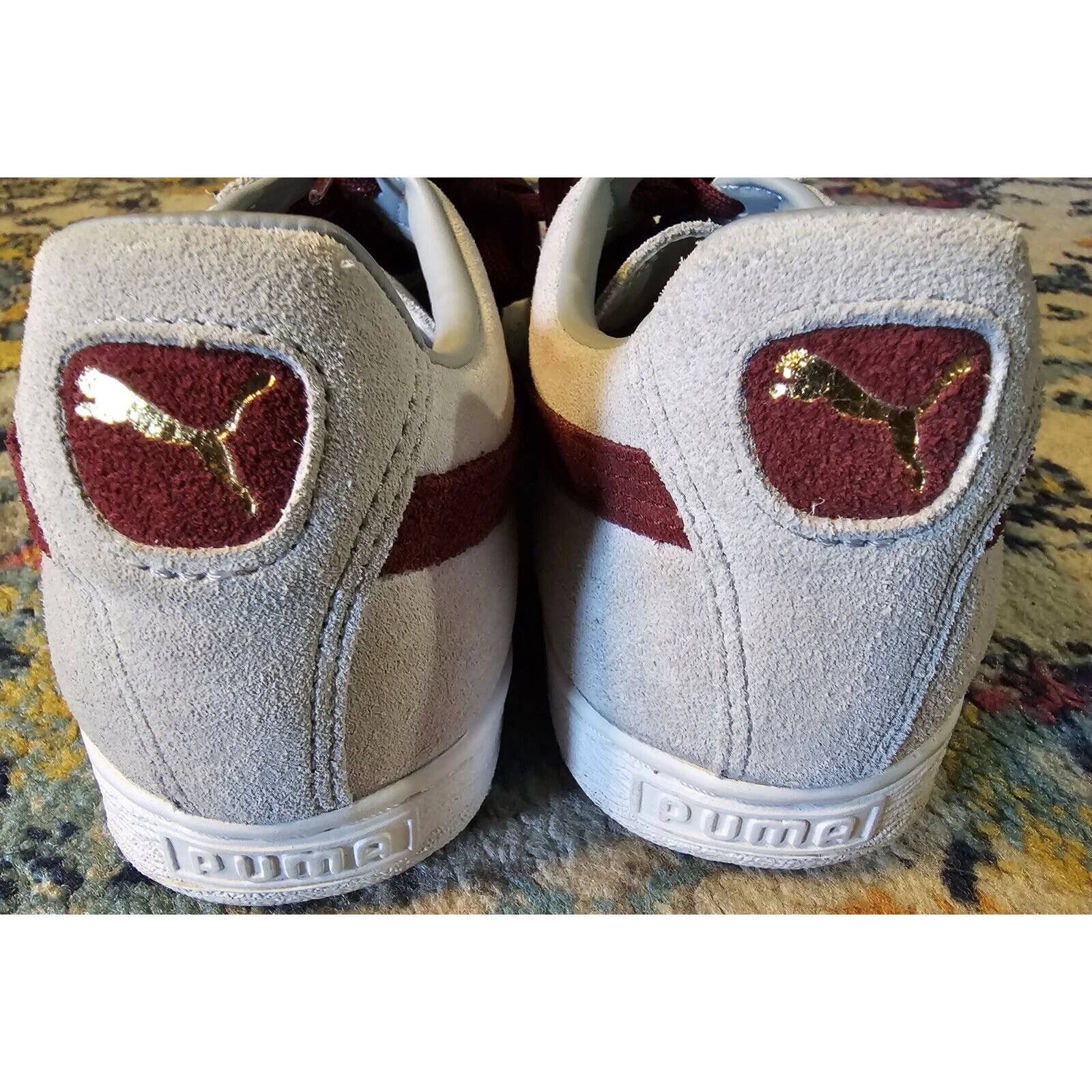 Puma Suede Classic+ Men Size 11/UK10 LowTop Quarry/Zinfandel