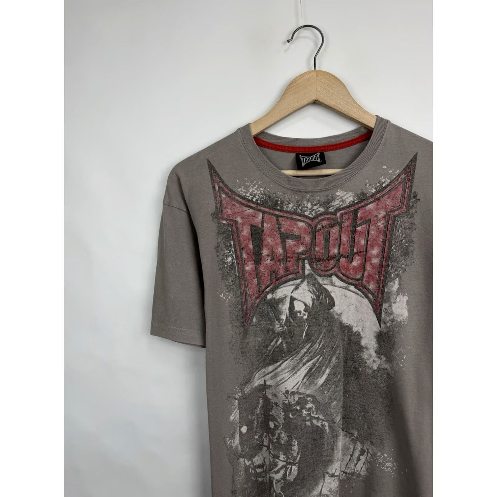 Tapout Tapout Grim Reaper T-Shirt MMA Fight Y2K Affliction Style Gray M Mens TSA? Size US M / EU 48-50 / 2 - 3 Thumbnail