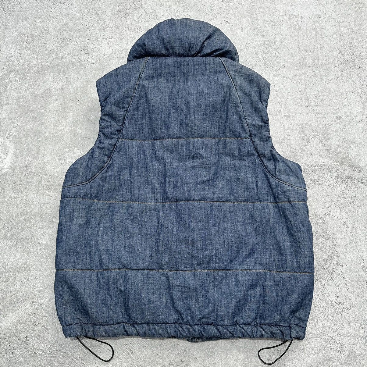 mercibeaucoup Mercibeaucoup By Issey Miyake Puffer Neck Pillow Vest Denim Size US M / EU 48-50 / 2 - 8 Thumbnail