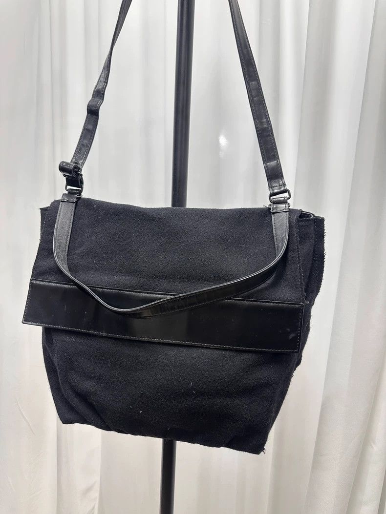 Yohji Yamamoto Yohji Yamamoto Cowhide wool tweed tote bag messenger bag 25 Size ONE SIZE - 2 Thumbnail