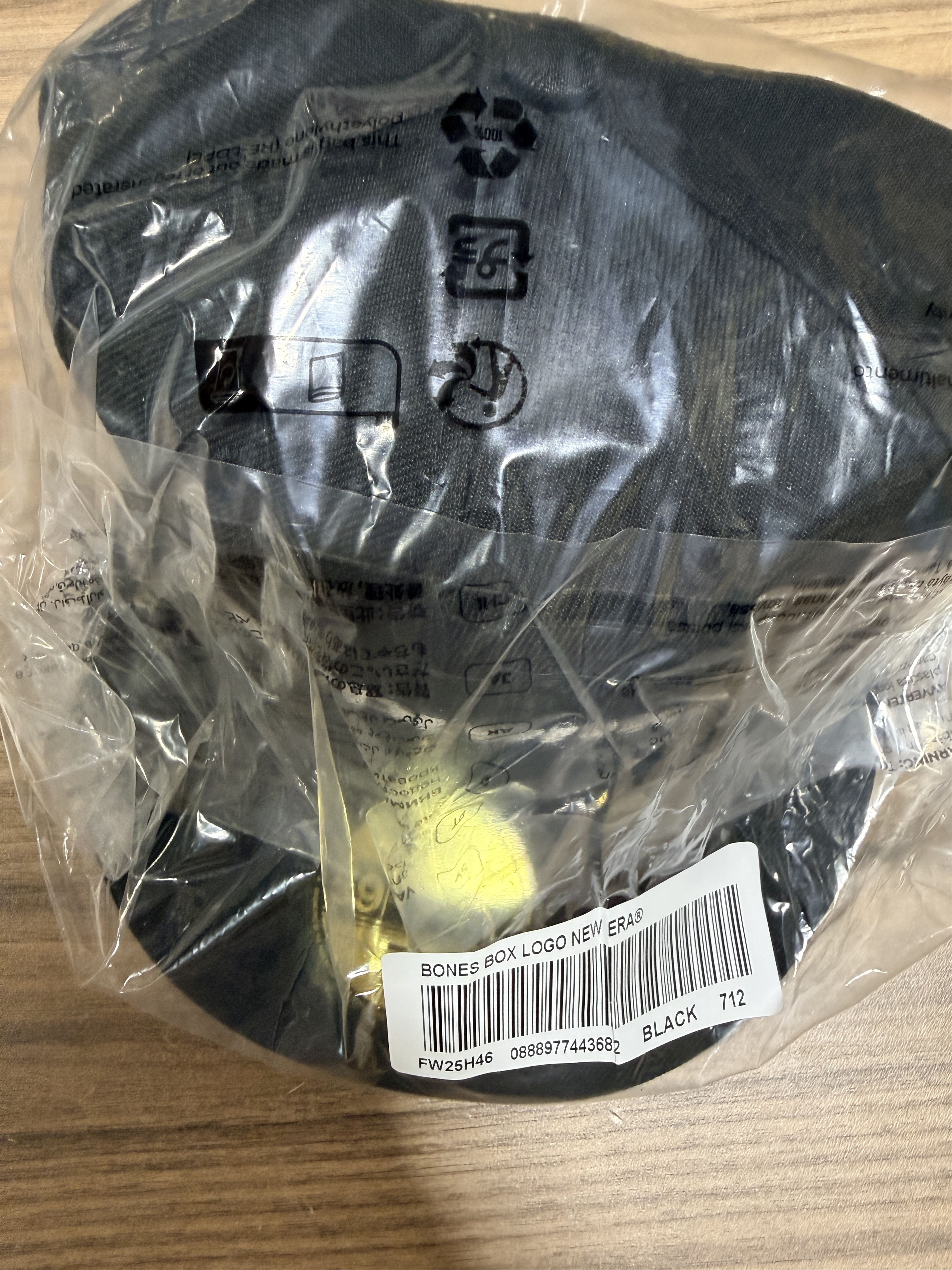 Other Supreme Bones Box Logo New Era 59Fifty Hat Black 7 1/2 Size ONE SIZE - 4 Thumbnail