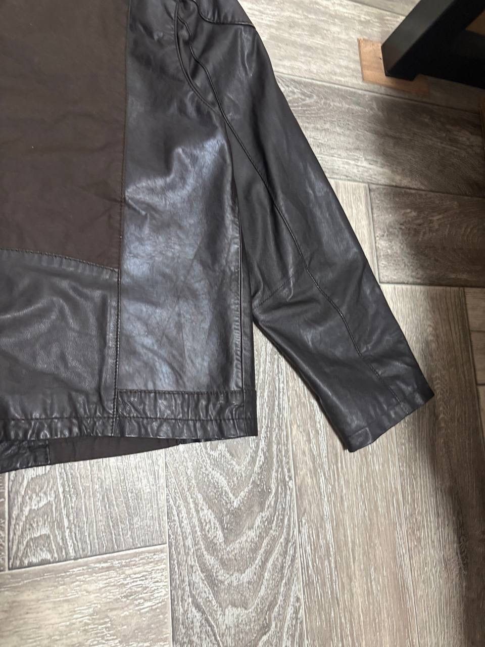 Armani Vintage Armani Jeans Leather Jacket for 30 years Armani Y2k Size US XL / EU 56 / 4 - 19 Thumbnail