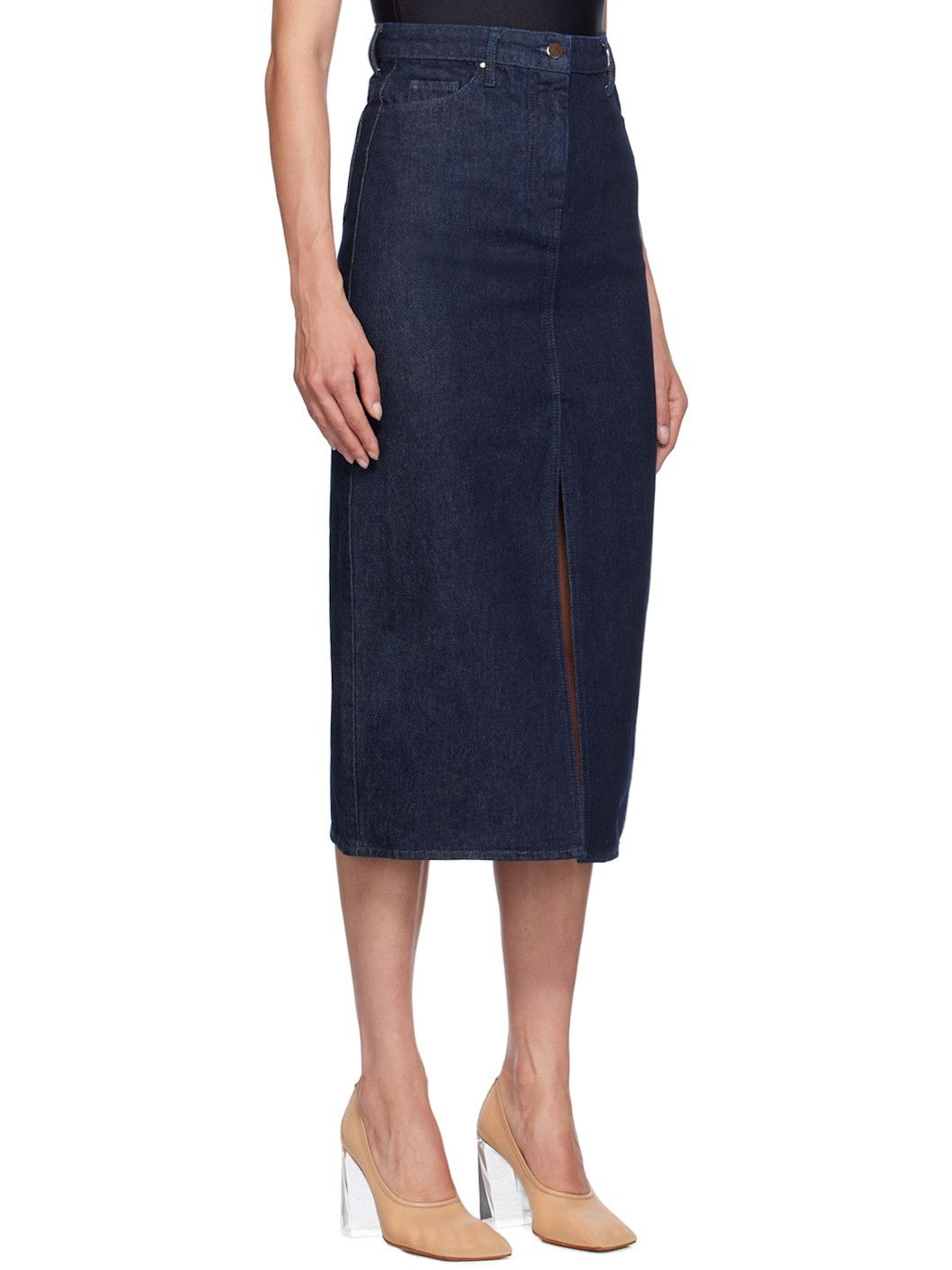 16Arlington o1mle1125 llle Midi Skirt in Blue Size 25" / US 0 / IT 36 - 2 Thumbnail