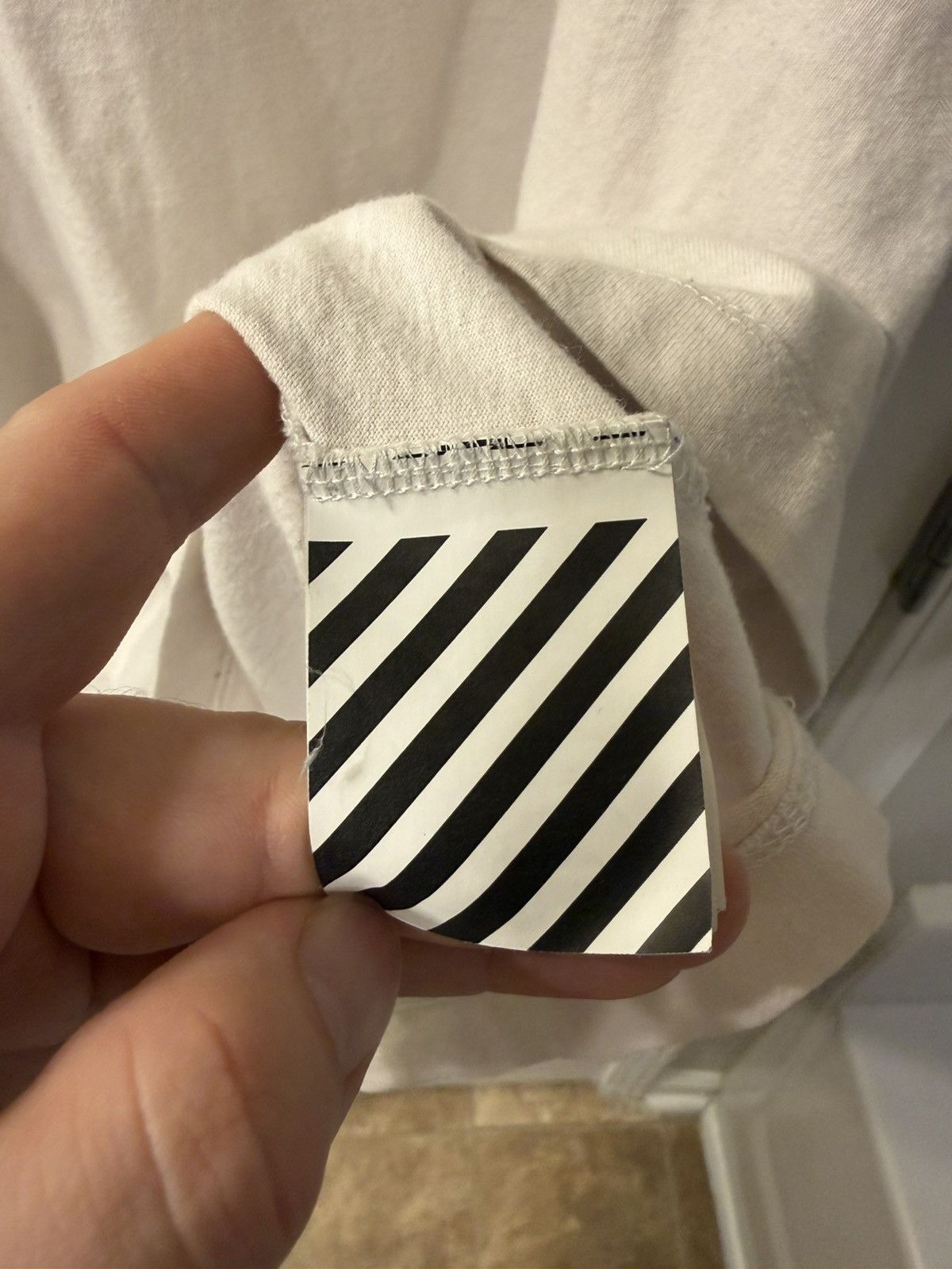 Off-White Painting arrows white tee Size US S / EU 44-46 / 1 - 7 Thumbnail