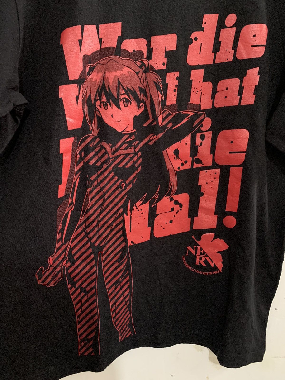 Anime Cospa neon genesis Evangelion nerv Asuka langley tee Size US XL / EU 56 / 4 - 3 Thumbnail