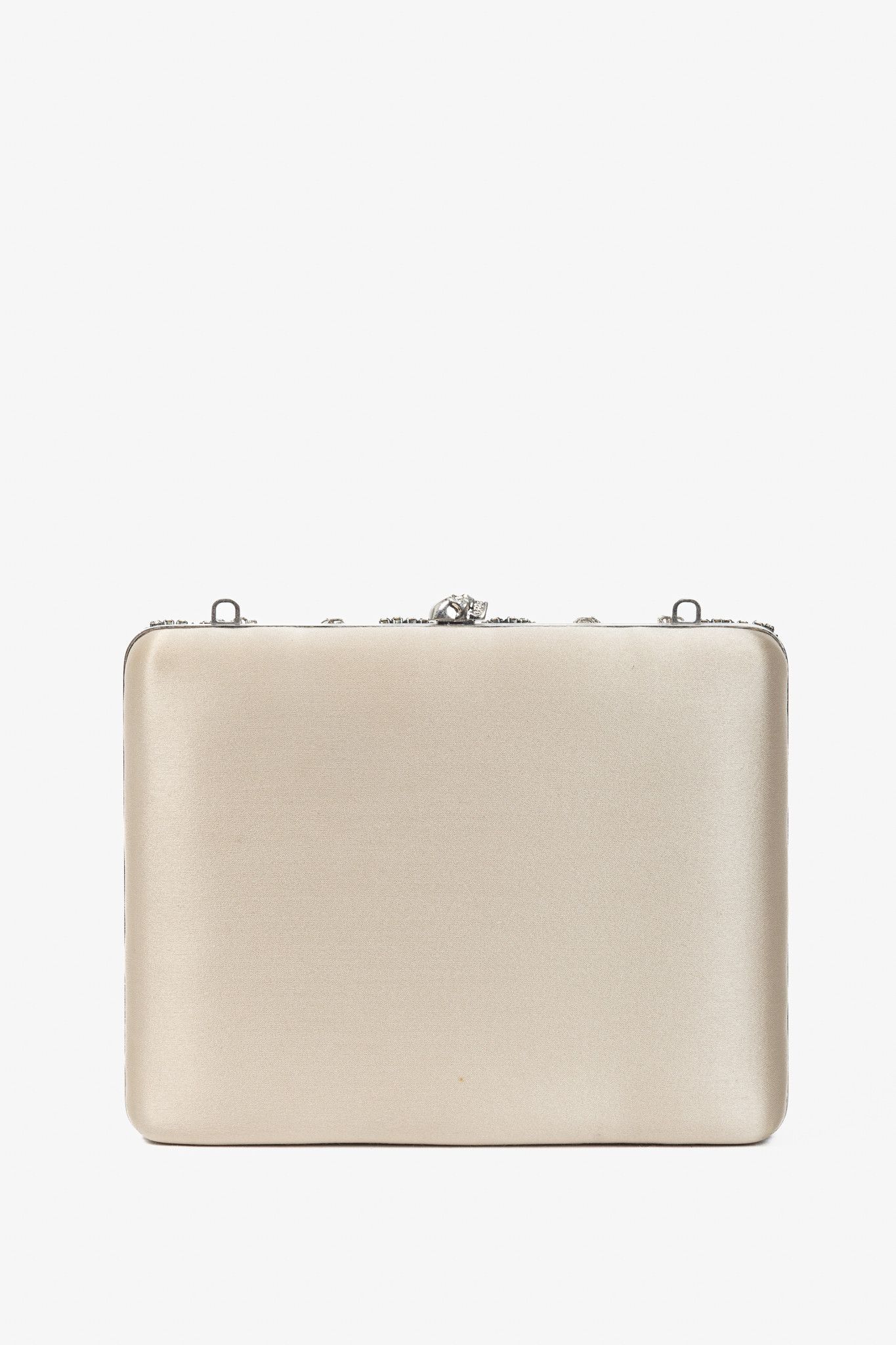 Alexander McQueen Alexander McQueen Crystal/Sequin-Embroidered Satin Clutch Size ONE SIZE - 4 Thumbnail