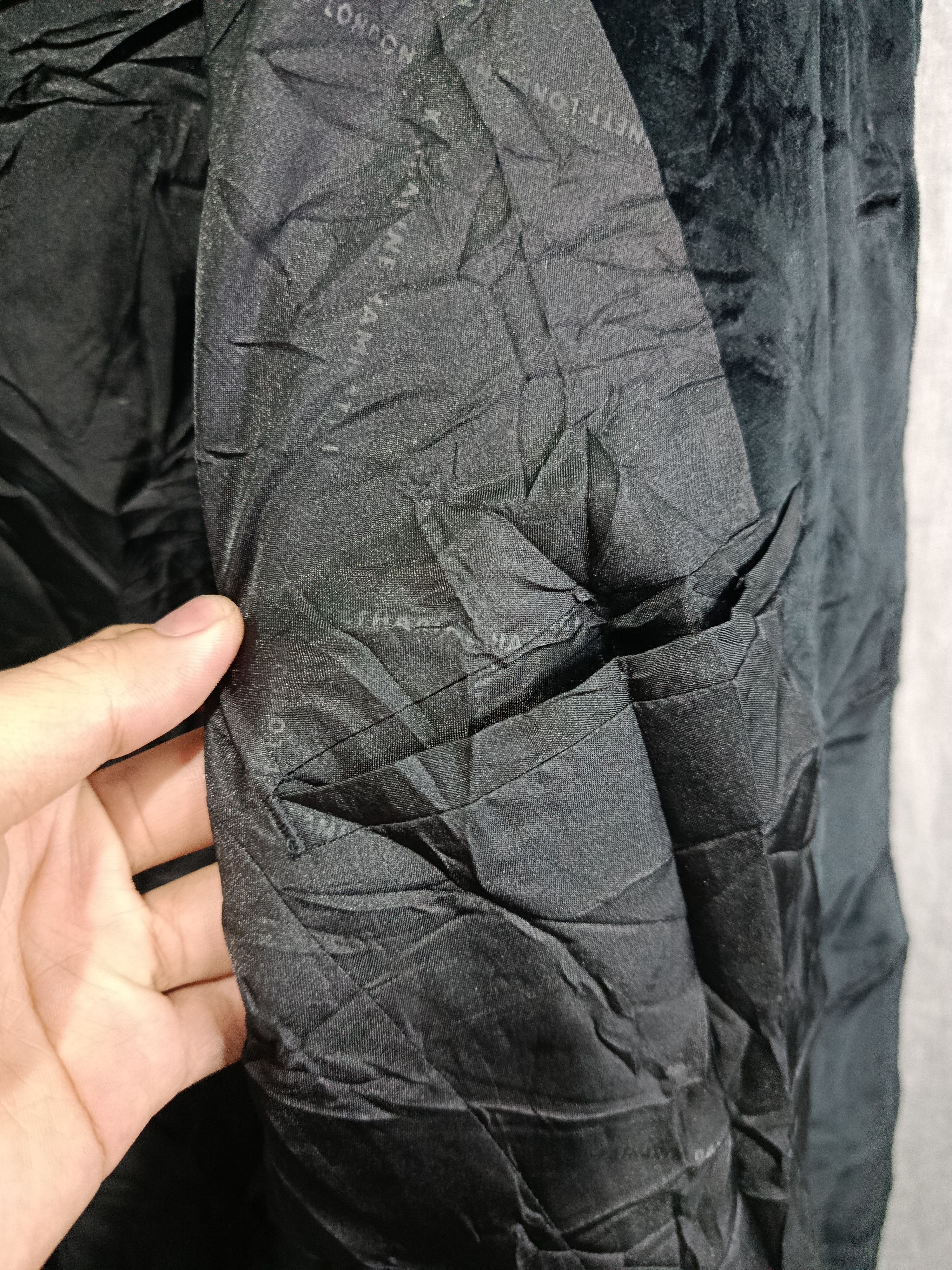 Katharine Hamnett London Katharine hamnett london black velvet coat Size M / US 6-8 / IT 42-44 - 4 Thumbnail