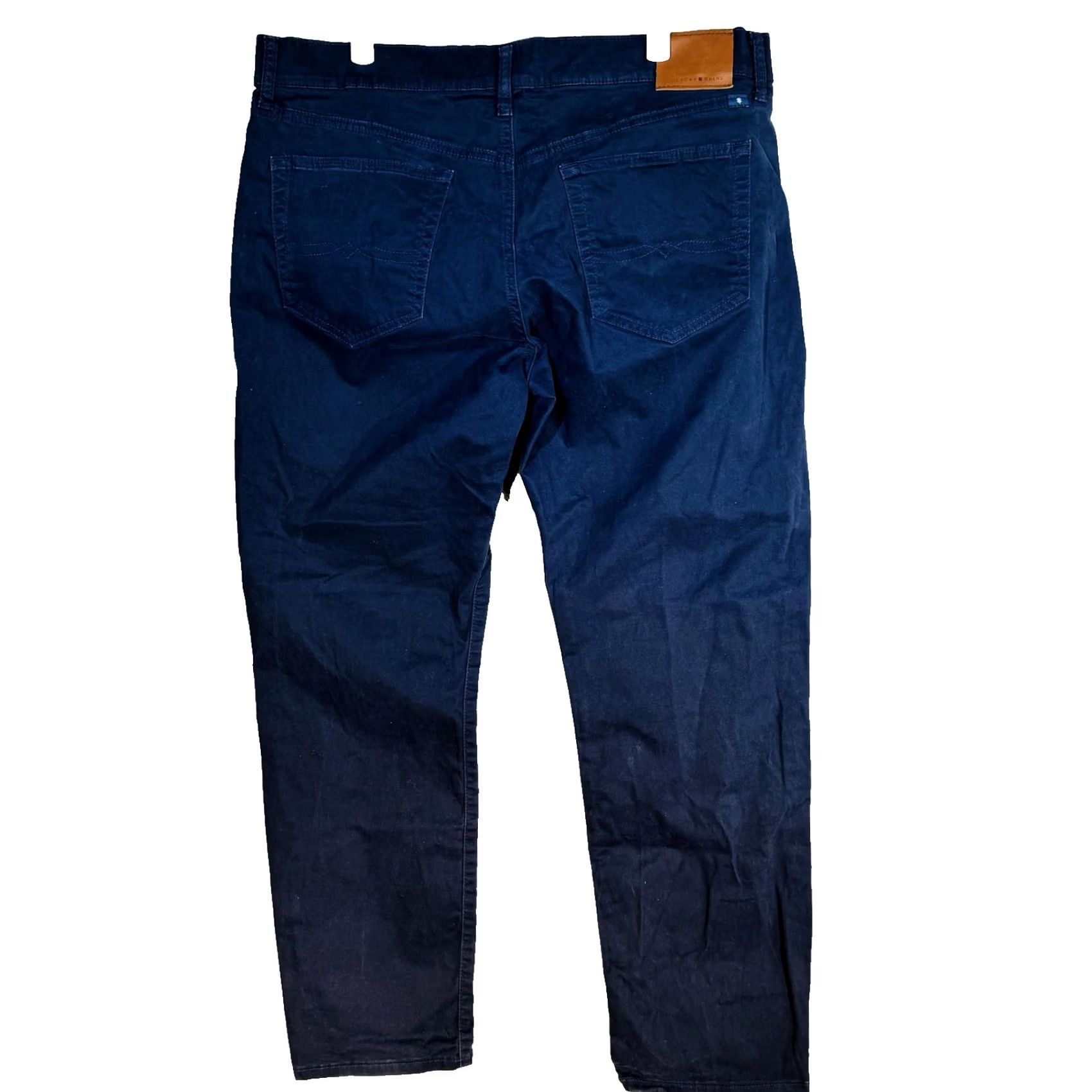 Lucky Brand Lucky Brand 121 Heritage Slim Jeans Mens 32x28 Blue Dark Wash Zip Fly Tapered Slim Denim Jeans Size US 32 / EU 48 - 6 Thumbnail