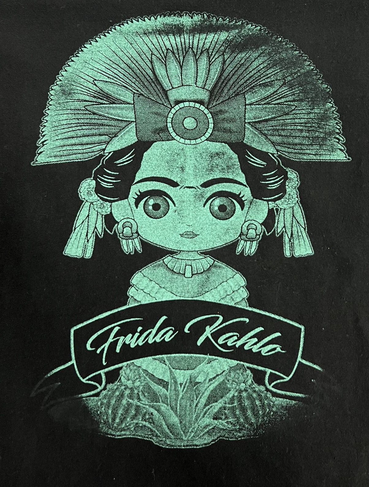 Vintage Vintage Puerto Vallarta Mexico Woman Two Sided T Shirt Black Size US M / EU 48-50 / 2 - 4 Thumbnail