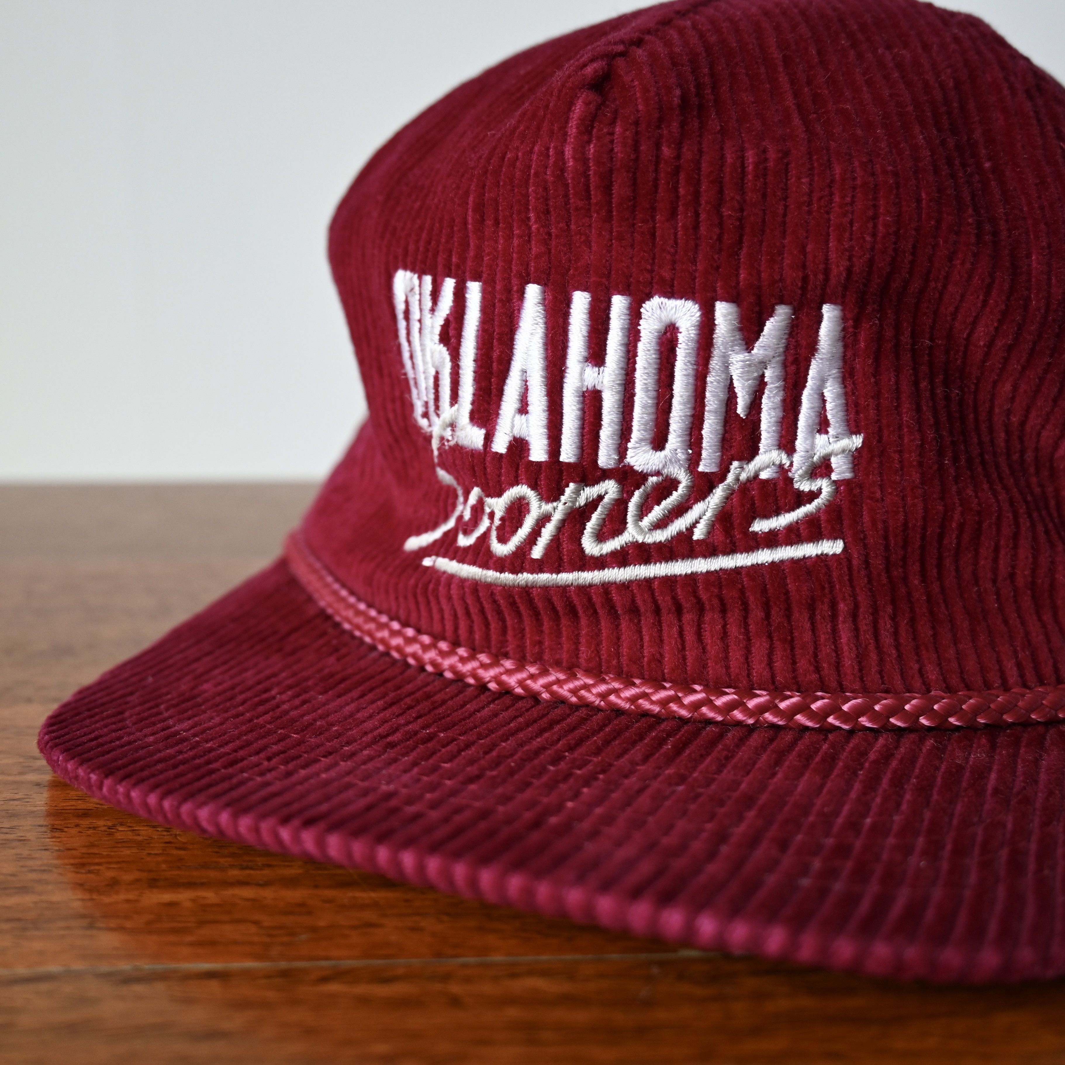 NCAA Vintage 1990s Oklahoma Sooners corduroy hat Size ONE SIZE - 4 Thumbnail