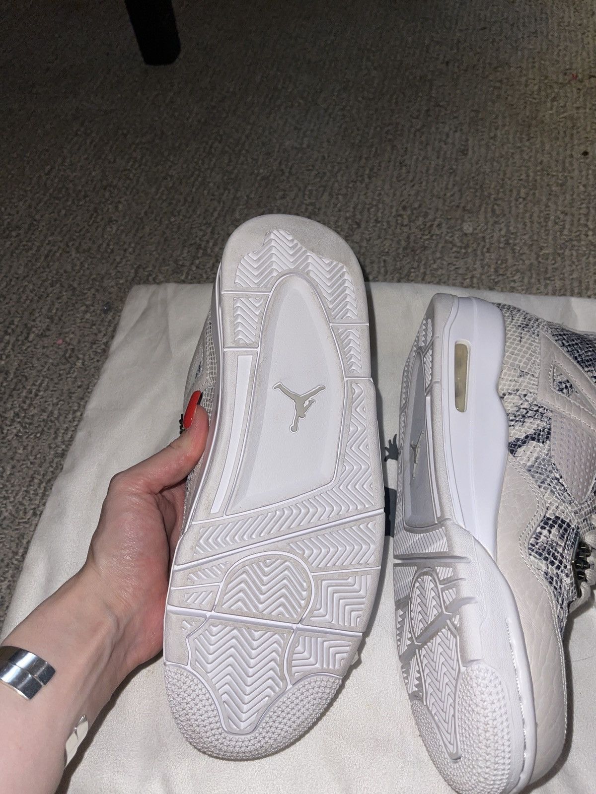 Jordan Brand × Nike Jordan Retro 4 Snakeskin 2016 Premium Size US 8 / EU 41 - 5 Thumbnail