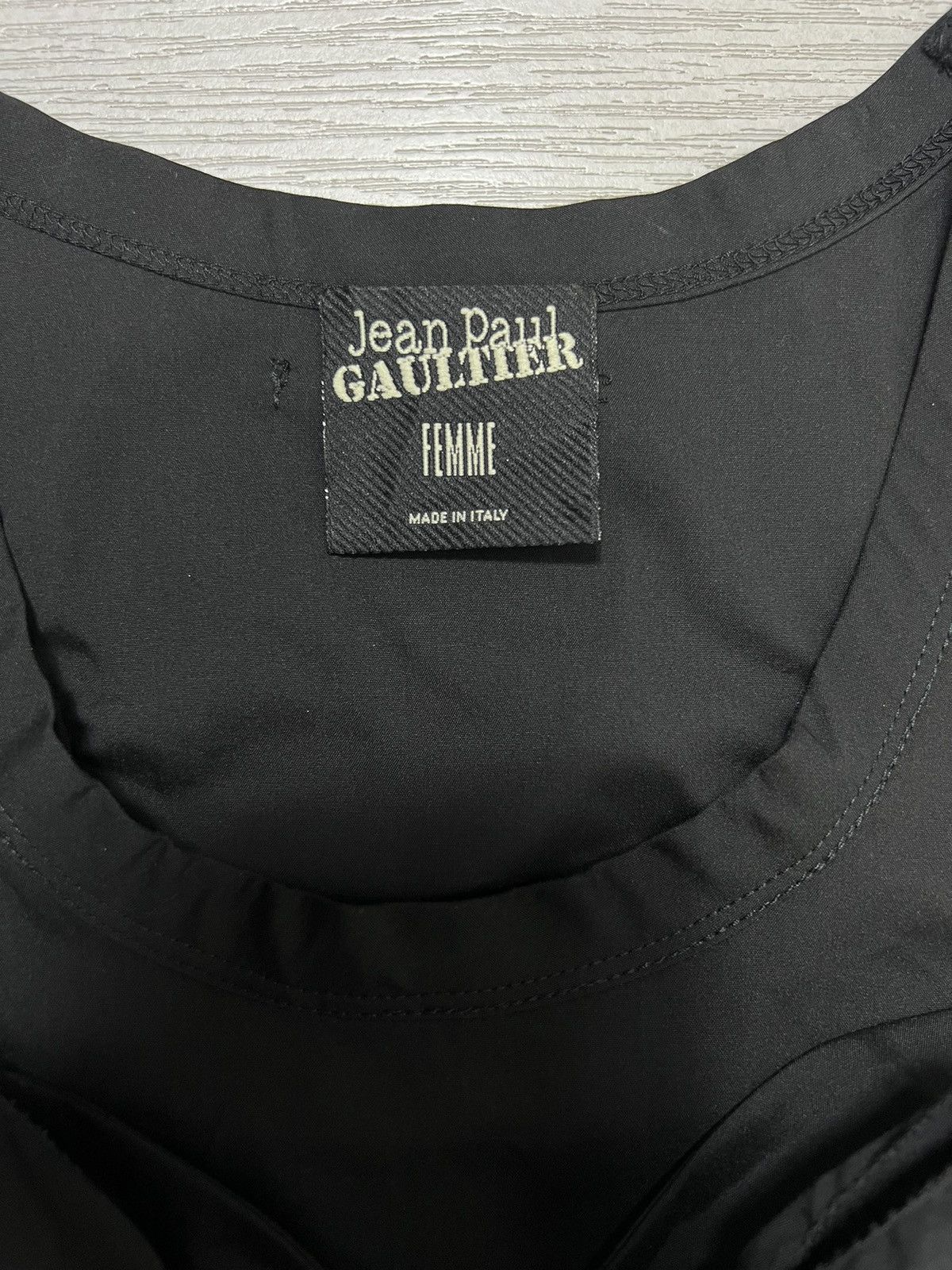 Jean Paul Gaultier Jean Paul Gaultier - Ribbon Ruffled Tank Top Size S / US 4 / IT 40 - 7 Thumbnail