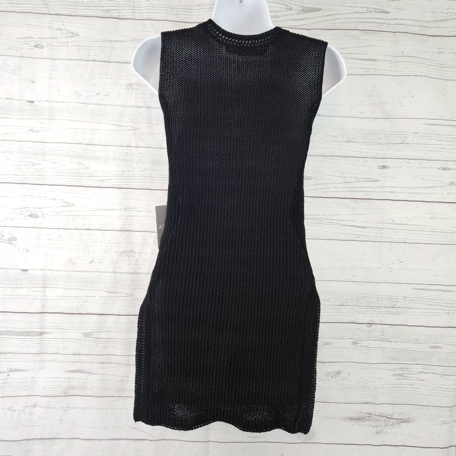 Athleta Athleta Tank Shirt Womens Long and Lean Tunic 2XS Black Knit Sleeveless Pullover Size ONE SIZE - 3 Thumbnail