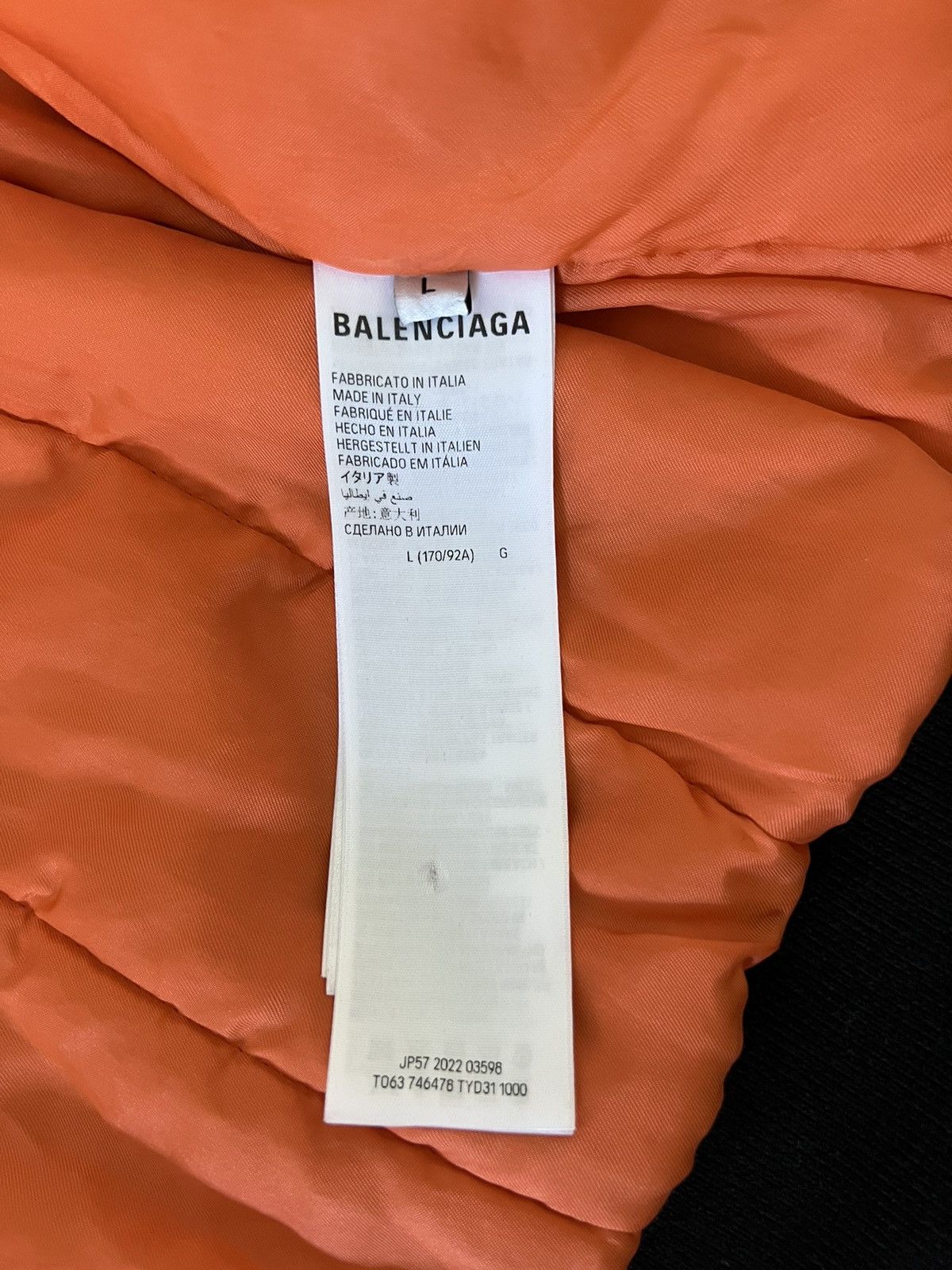 Balenciaga Balenciaga Shrunk Cropped Bomber Jacket Size US L / EU 52-54 / 3 - 13 Thumbnail