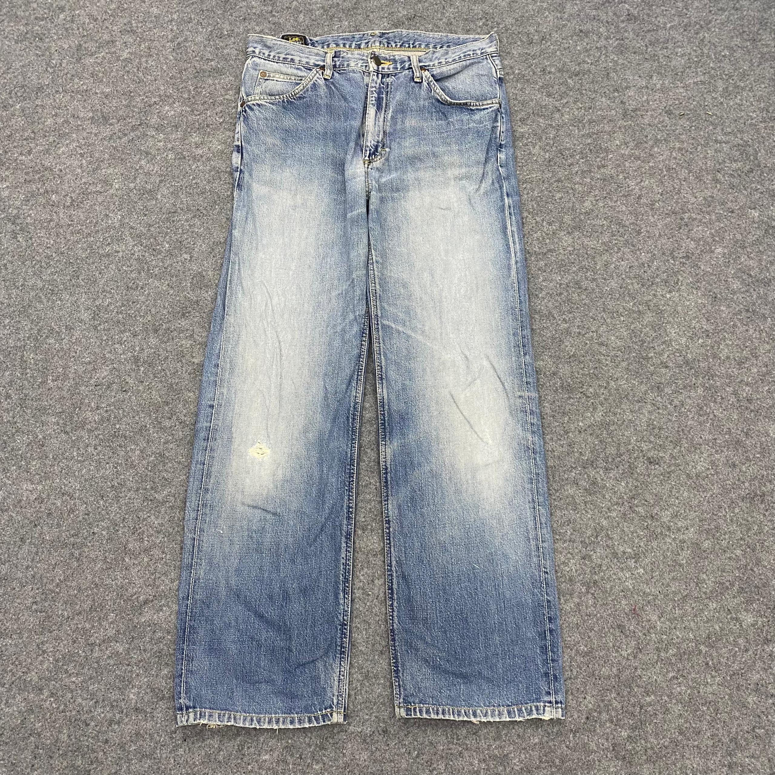 Japanese Brand 💥Best Offer💥Vintage Lee Riders Distressed Denim Size US 32 / EU 48 - 1 Thumbnail