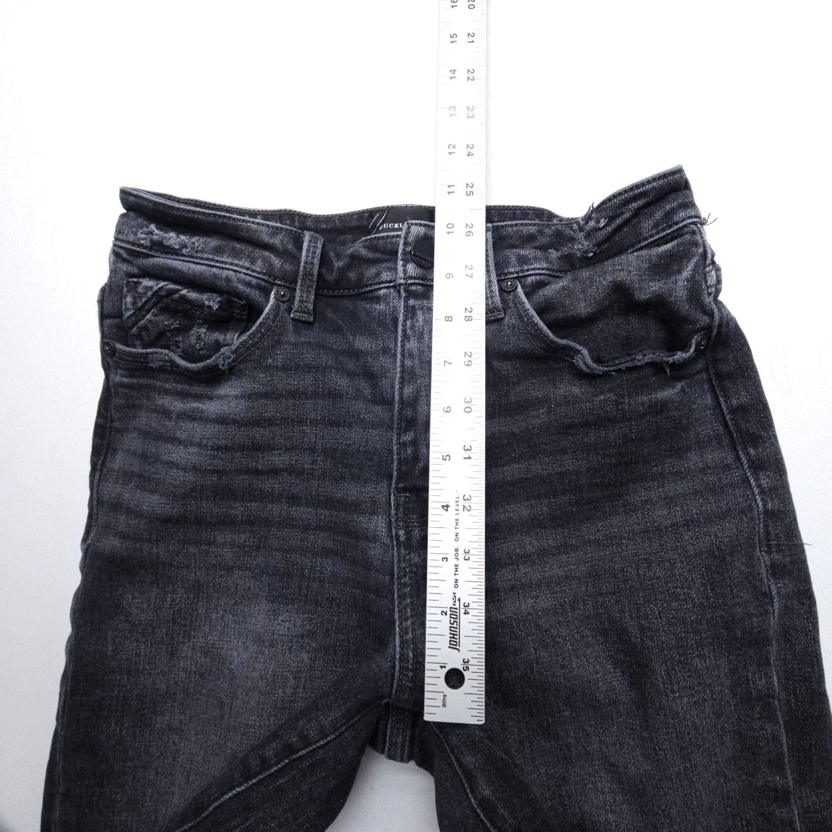 Buckle Black Buckle Black Jeans Womens 26 x 36 High Rise Straight Denim Dark EUC Buckle Bke 5-Pocket Regular Rise Size 26" / US 2 / IT 38 - 6 Thumbnail
