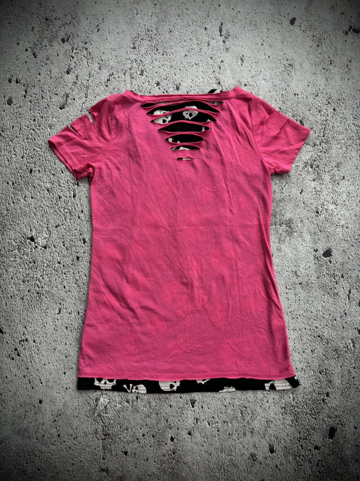 Hysteric Glamour Y2k double layer Chu XXX kissa ble skull Size M / US 6-8 / IT 42-44 - 5 Thumbnail