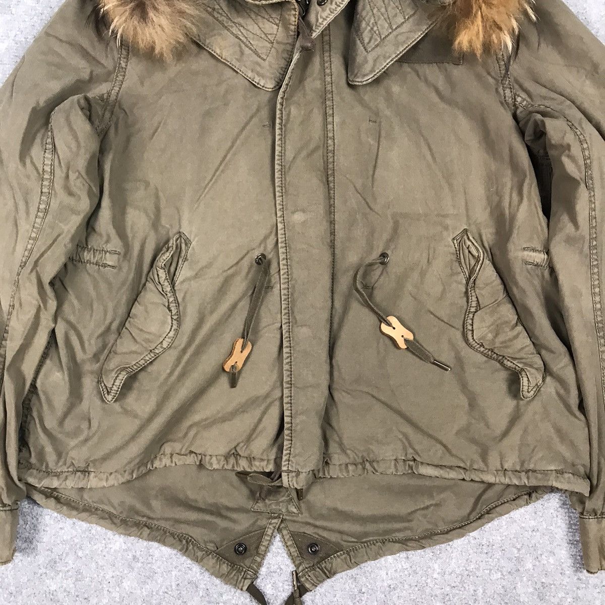 If Six Was Nine × Le Grande Bleu (L.G.B.) × Tornado Mart GOA COMPANY FUR HOODIES CROPPED JACKET Size US S / EU 44-46 / 1 - 3 Thumbnail