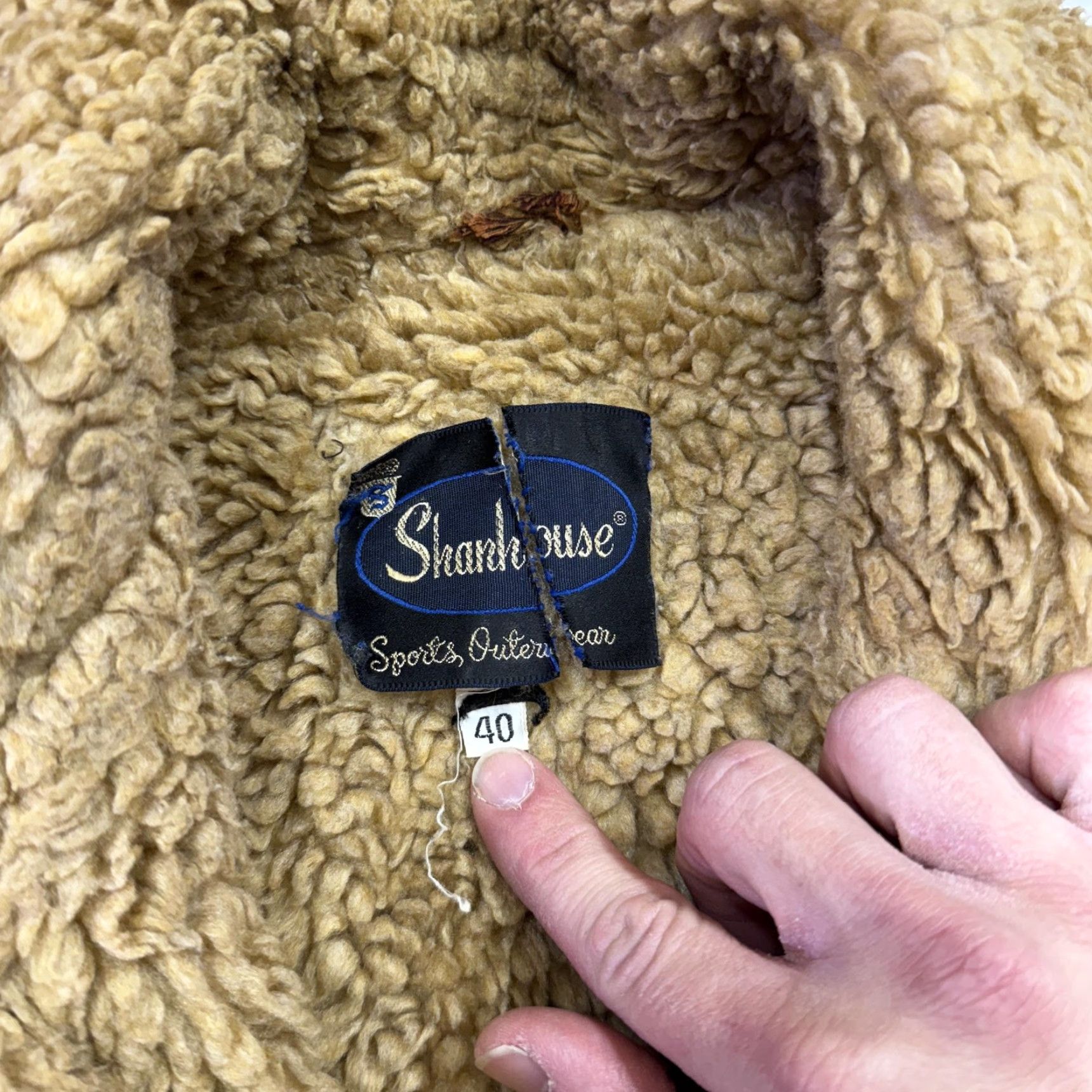 Vintage VINTAGE Shanhouse Coat Mens 40 Corduroy Tan Faux Fur Lined Overcoat Wool/Cotton 70s Western Casual Workwear Size US XXS / EU 40 - 5 Thumbnail
