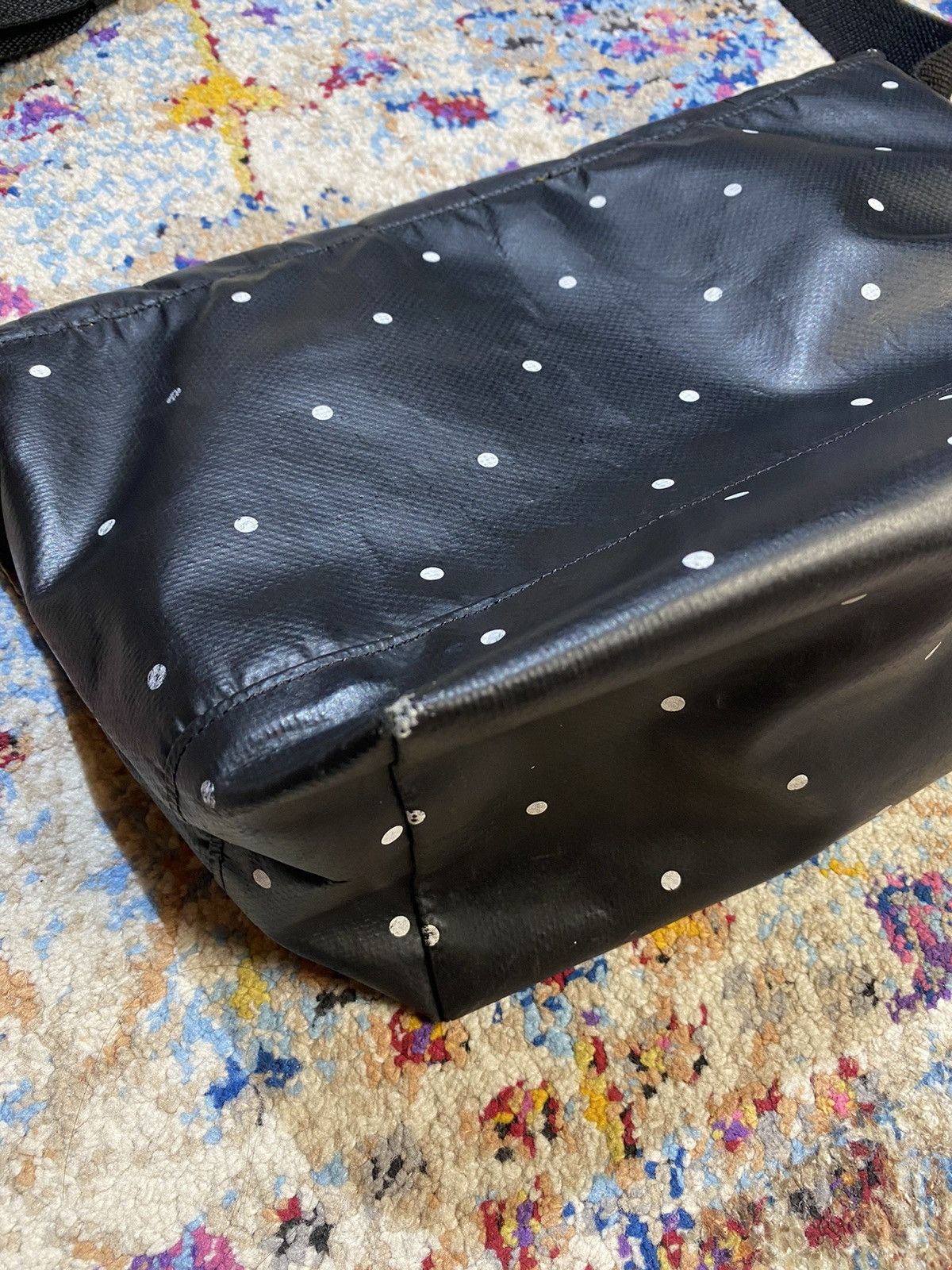 Beams Plus × Vintage POLKADOT BEAMS x DE MARTINI GLOBE CANVAS CITY MESSENGER BAG Size ONE SIZE - 6 Thumbnail