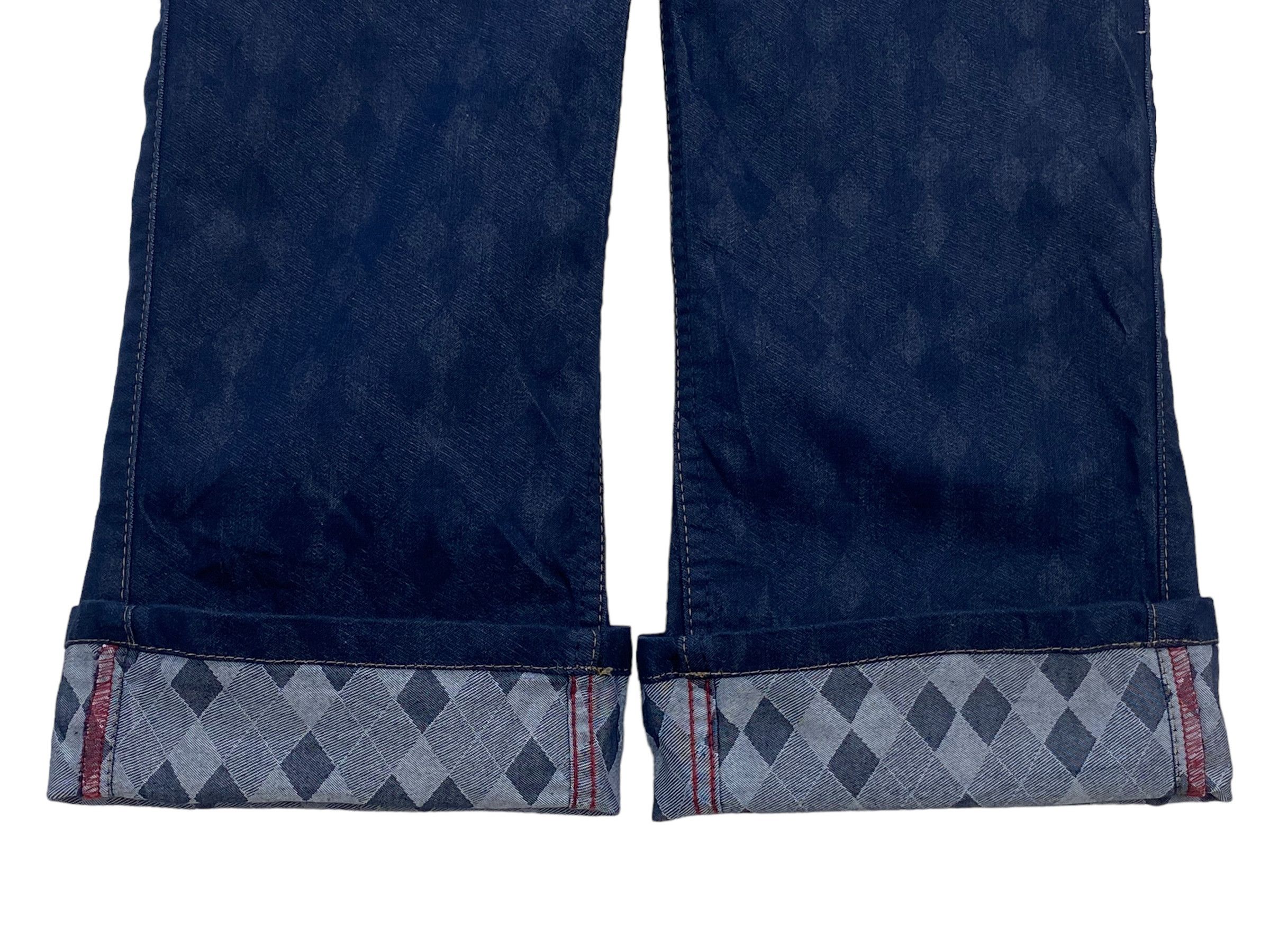 Matsuda × Nicole Club Low Rise Pants Nicole Club For Men Paisley Trim Embellished Size US 30 / EU 46 - 10 Thumbnail