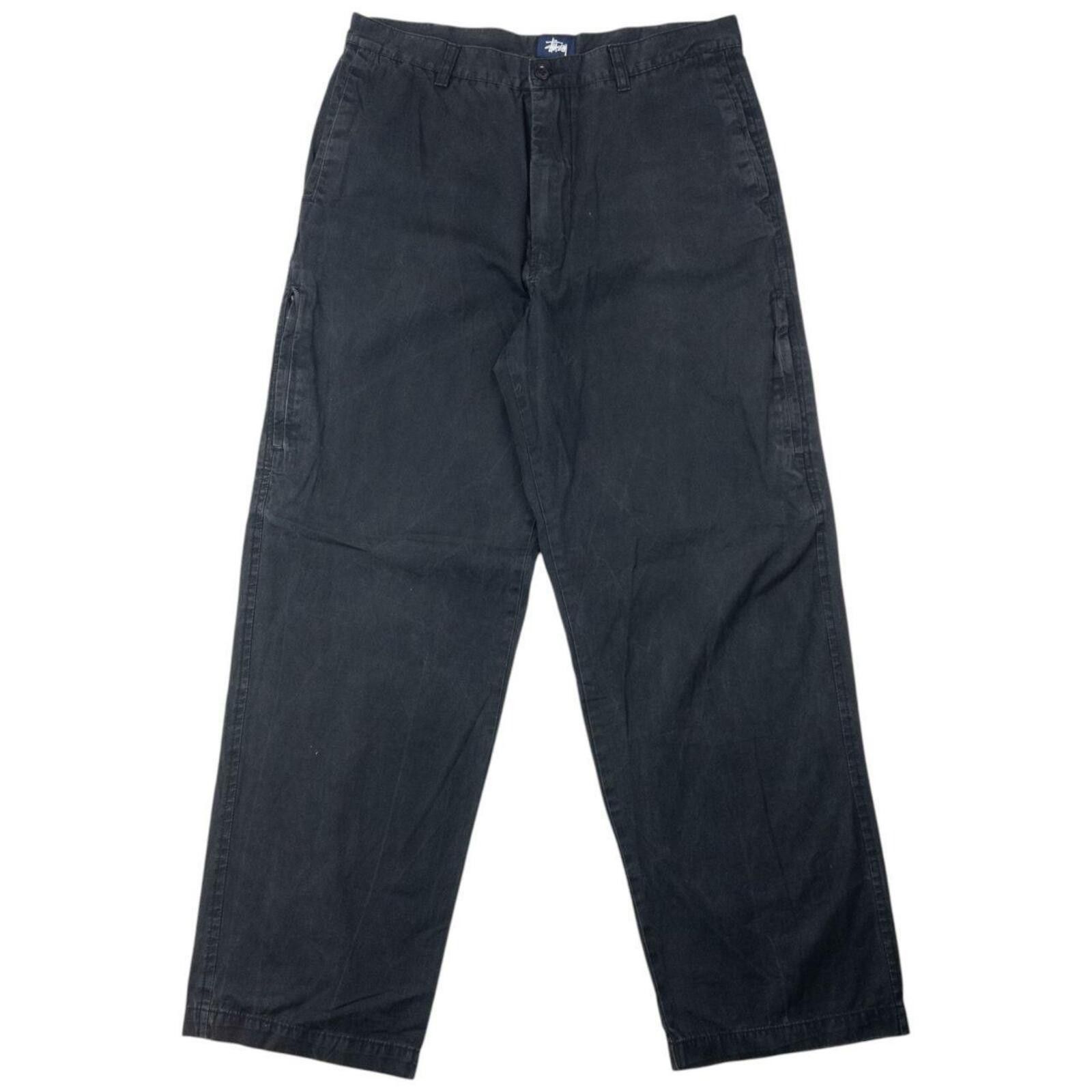 Stussy Stussy NYCO Over Trousers Washed Black | Grailed