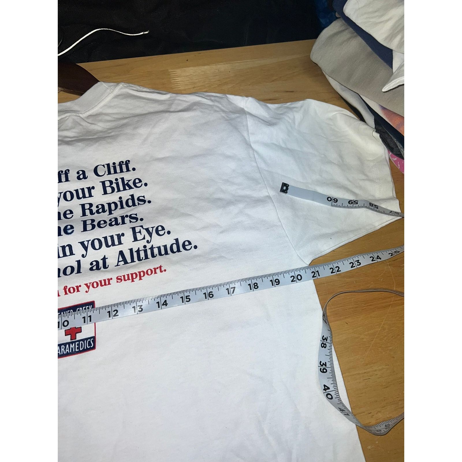 Jerzees Vintage Beaver Creek Shirt Paramedics Medic Humor Joke 90s M Size US M / EU 48-50 / 2 - 7 Thumbnail