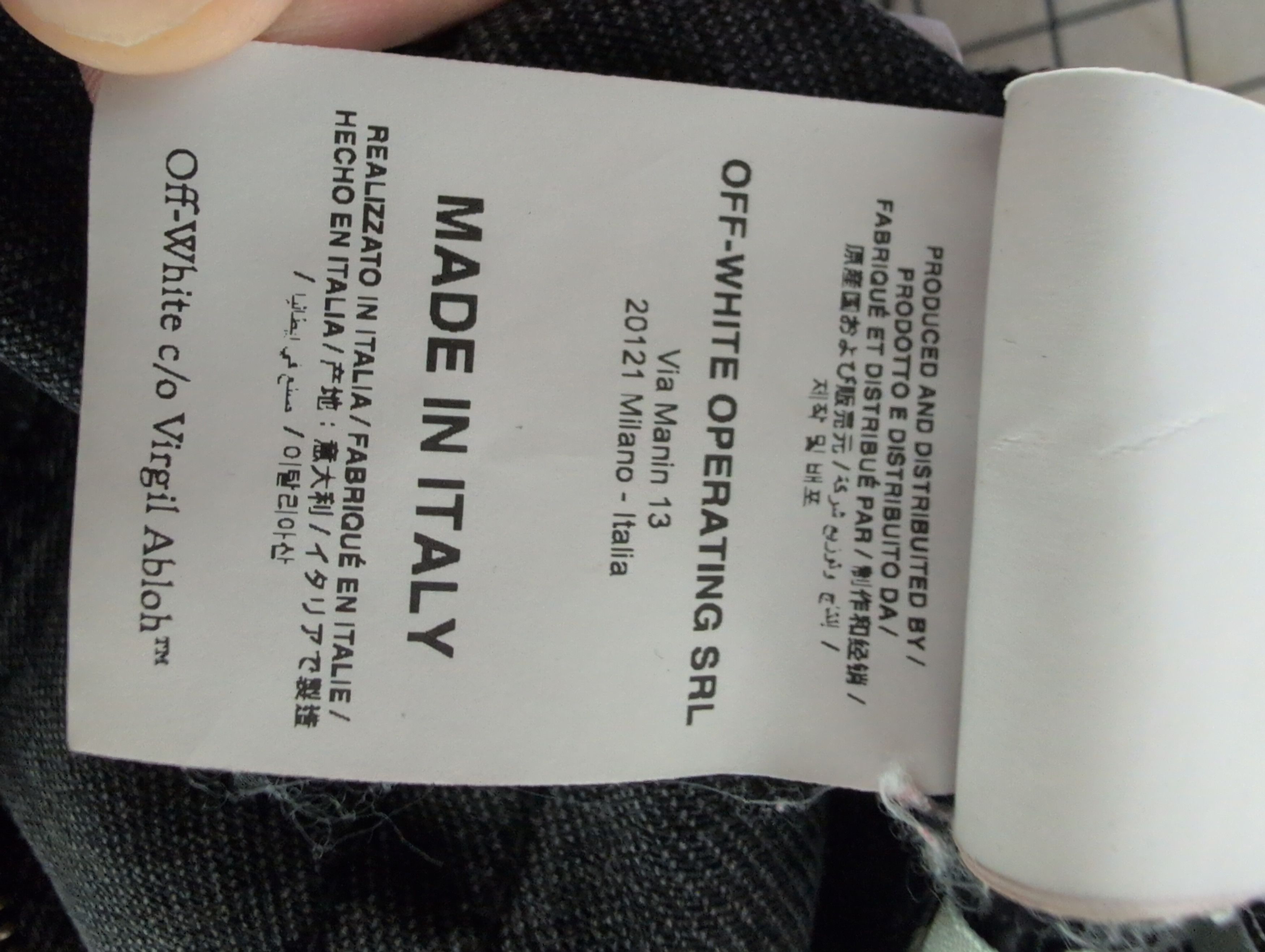Off-White OFF WHITE DENIM JEANS Size US 31 - 14 Thumbnail