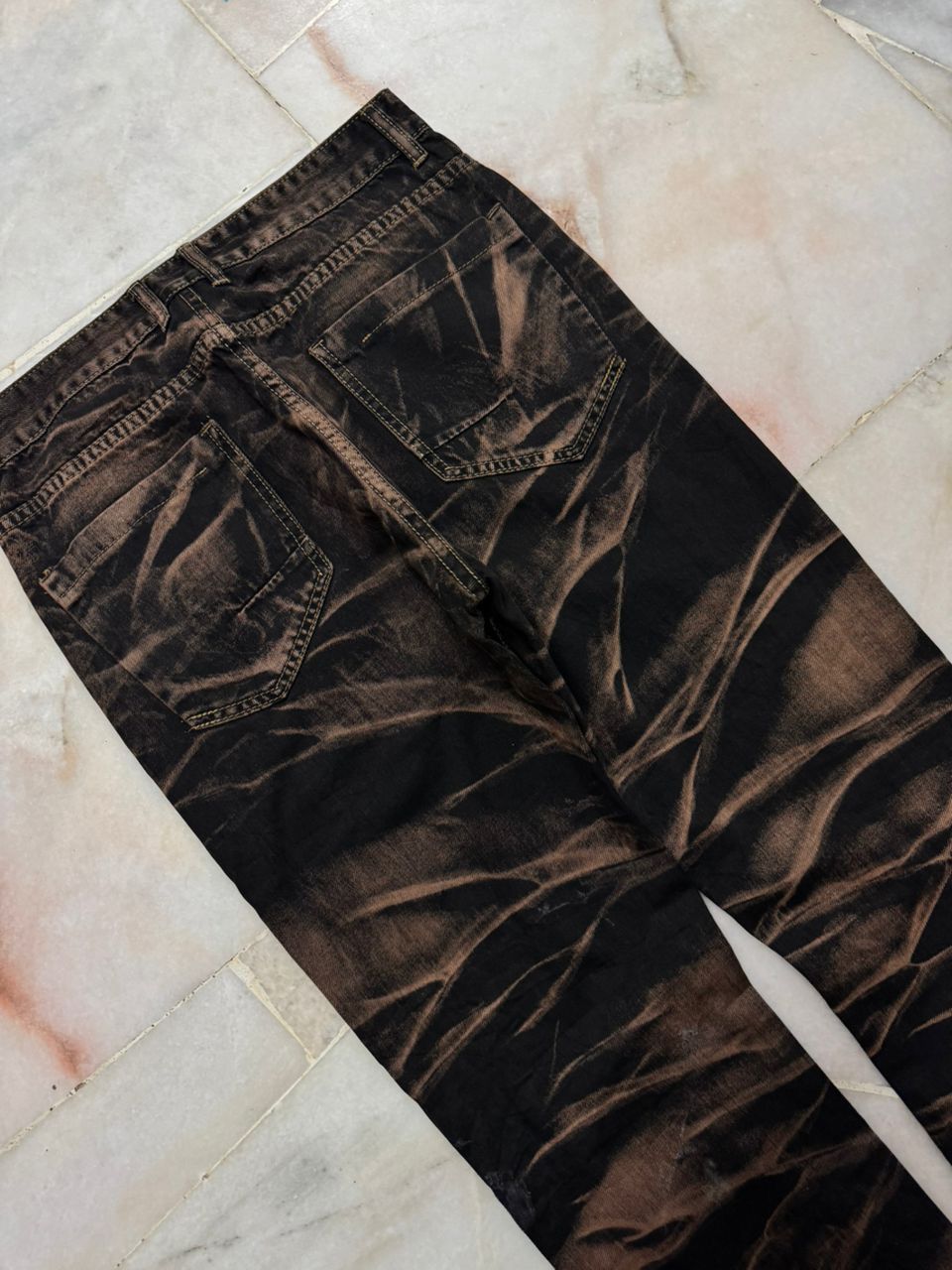 Tornado Mart 💥Insane💥Tornado Mart Style Jeans Whisker Smoke By Japanese Size US 30 / EU 46 - 15 Thumbnail