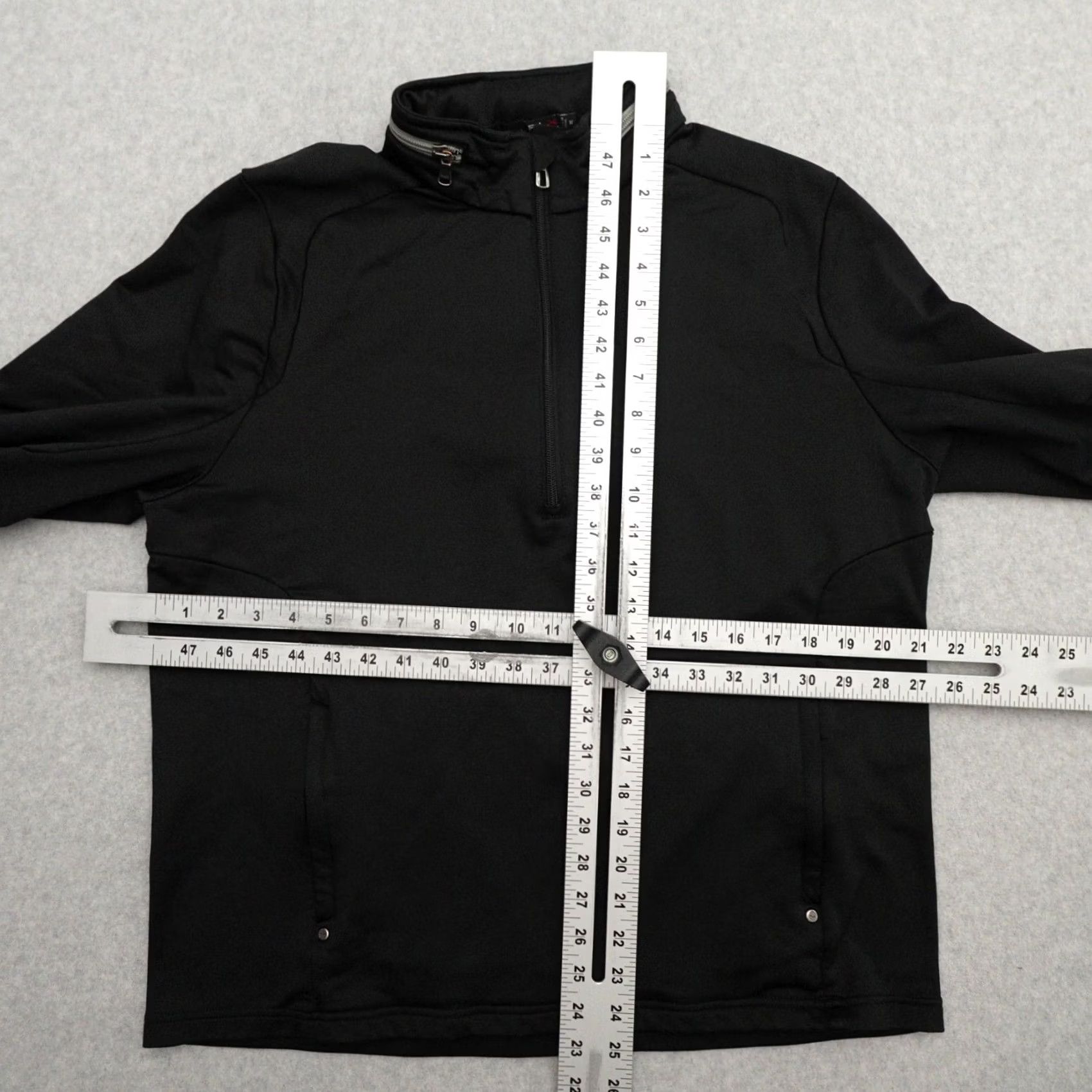 Ralph Lauren VINTAGE RLX Ralph Lauren Jacket RLX Boys? Mens? Medium Black Soft Shell 1/4 Zip Size US M / EU 48-50 / 2 - 2 Thumbnail
