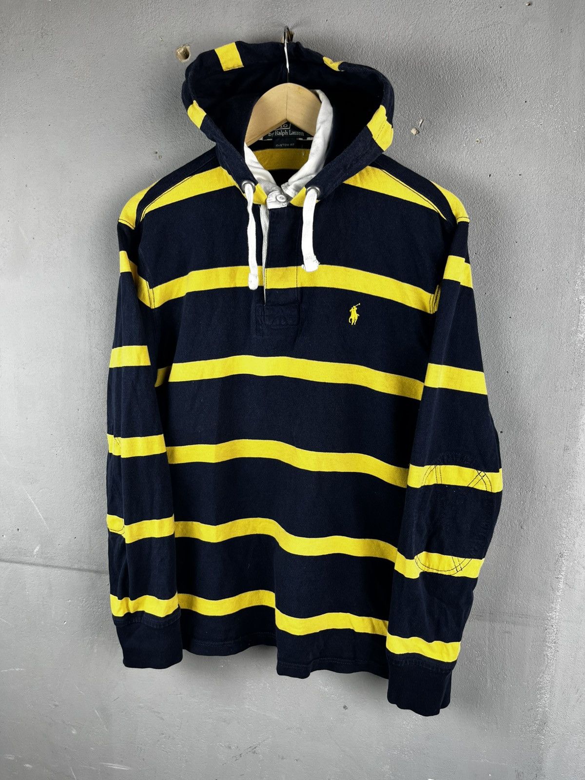 Polo Ralph Lauren Polo Ralph Lauren rugby hoodie vintage 90s Size US L / EU 52-54 / 3 - 1 Thumbnail