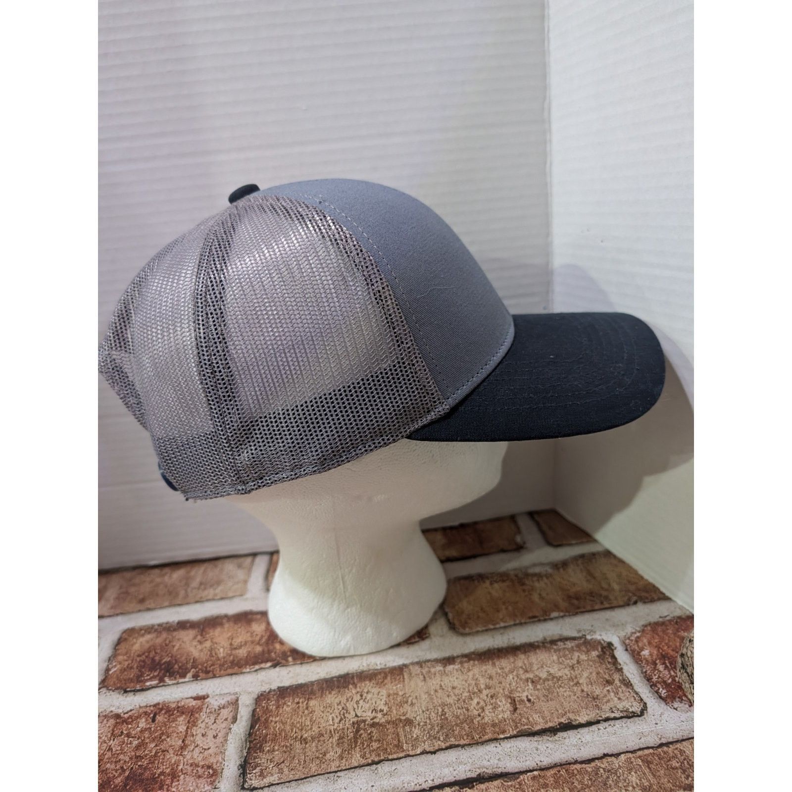Cabelas Cabela's Ball Cap Hat OSFM Gray Adjustable Mesh Back Snap Size ONE SIZE - 5 Thumbnail