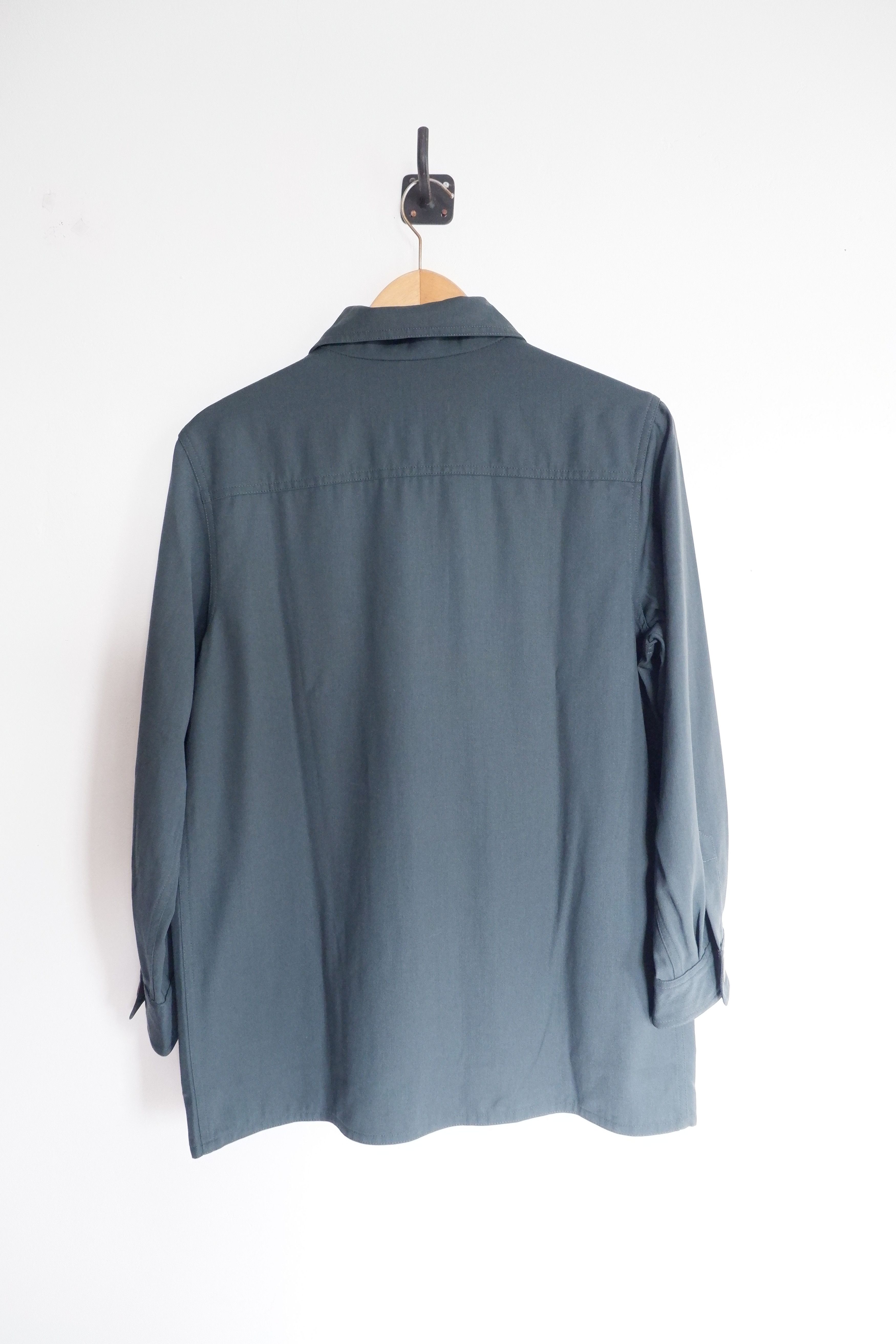 Yves Saint Laurent Vtg1996 YSL Paris Rive Gauche by Hedi Slimane Wool Jacket Size L / US 10 / IT 46 - 2 Thumbnail