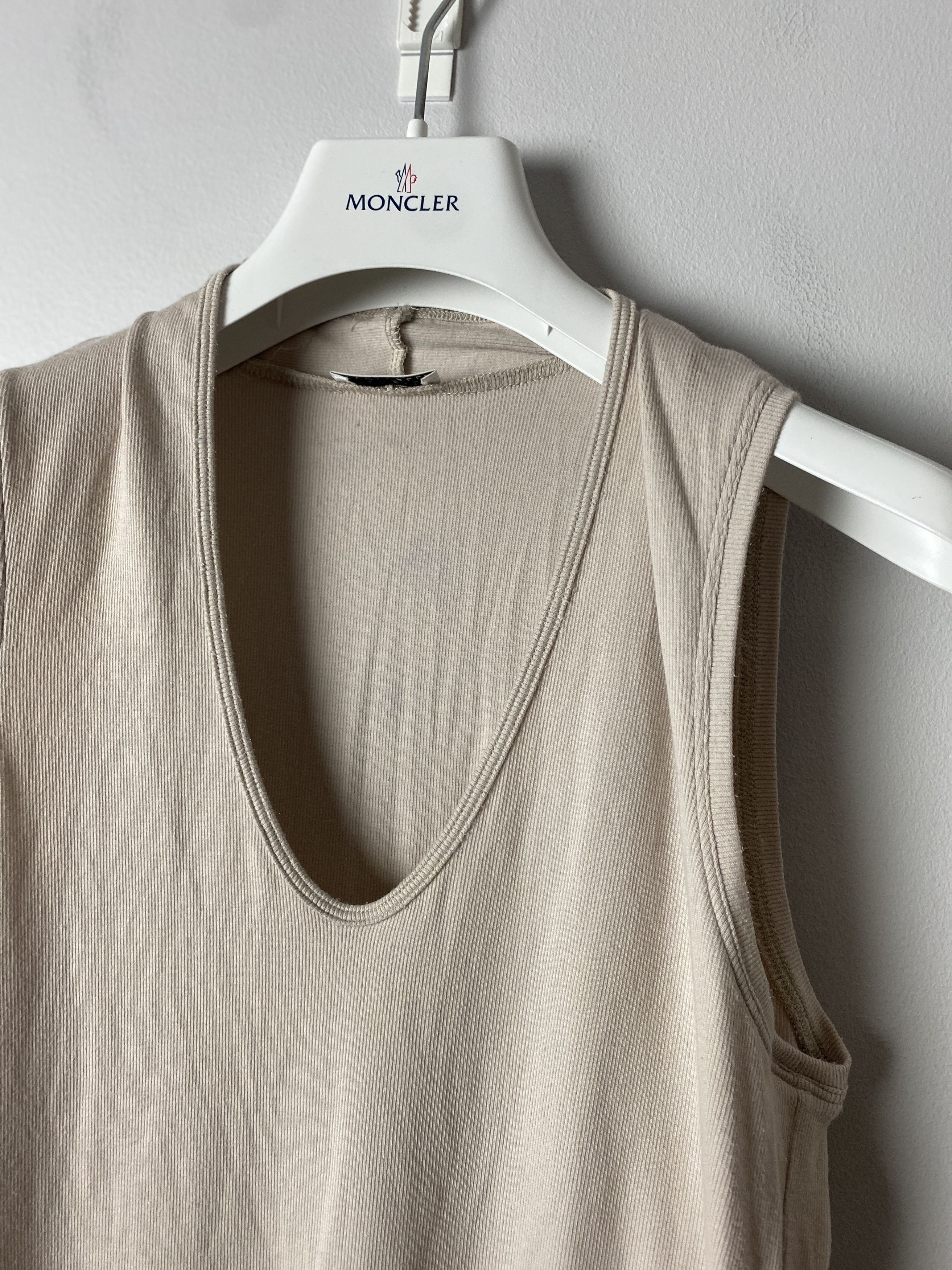 Brunello Cucinelli Brunello Cucinelli casual tank top t-shirt tee cotton lycra Size XXL / US 16-18 / IT 52-54 - 2 Thumbnail