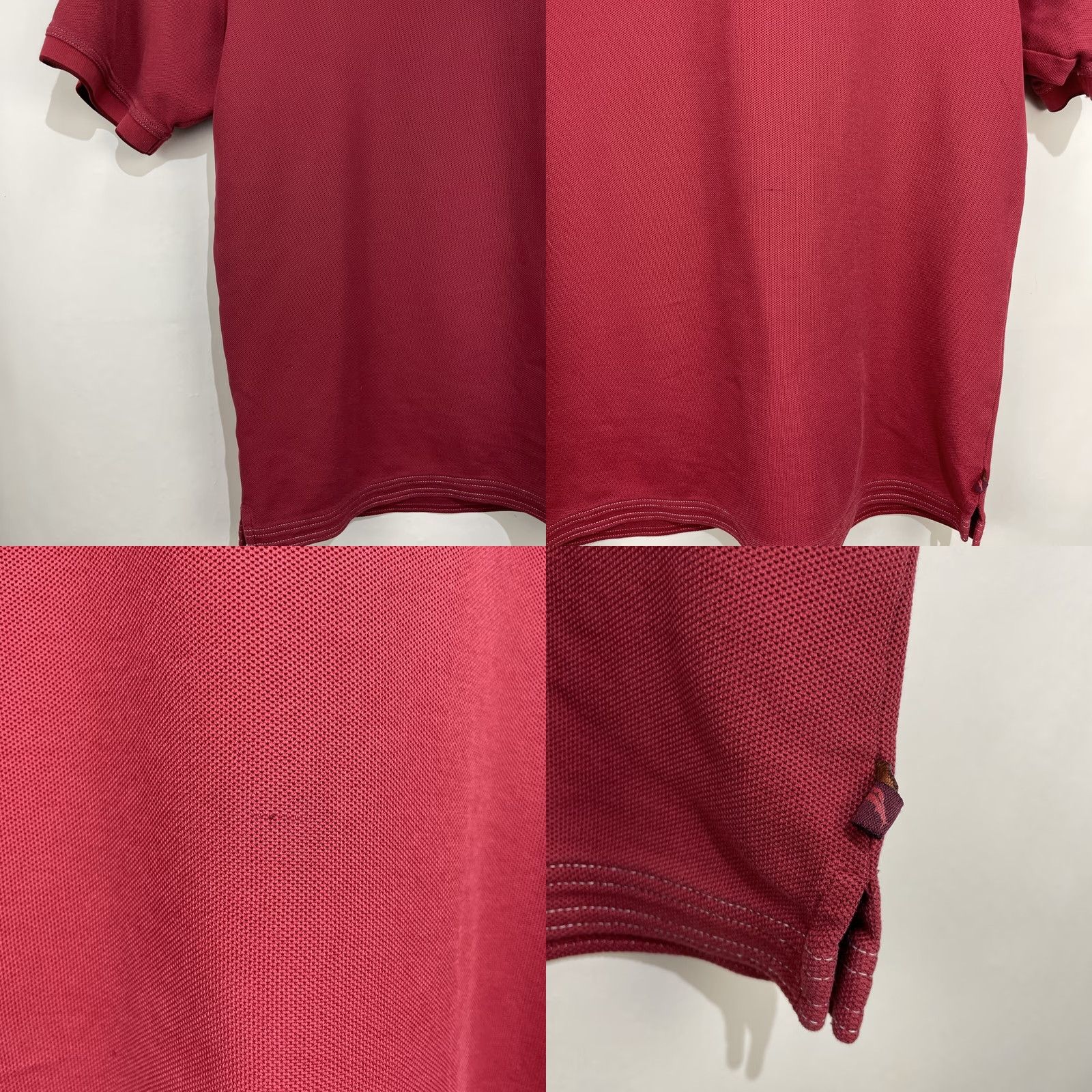 Tommy Bahama Tommy Bahama Polo Shirt XL Red Solid Short Sleeve Pima Cotton Blend Embroidered Logo Men's Shirt Size US XL / EU 56 / 4 - 8 Thumbnail
