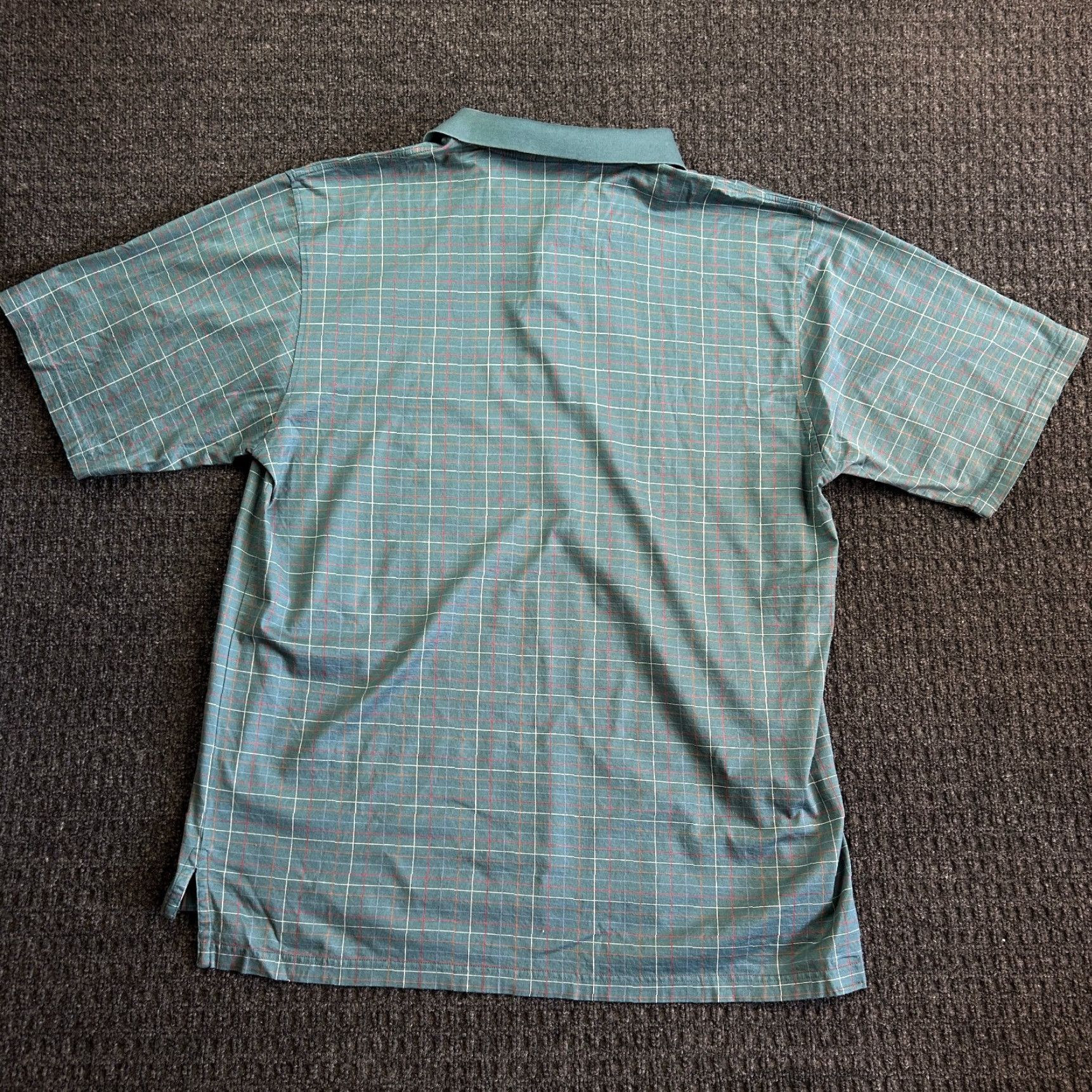 Peter Millar VINTAGE Peter Millar Plaid Polo Shirt Short Sleeve 2XL Green Mens Polo Golf Casual Preppy Classic Size US XXL / EU 58 / 5 - 4 Thumbnail