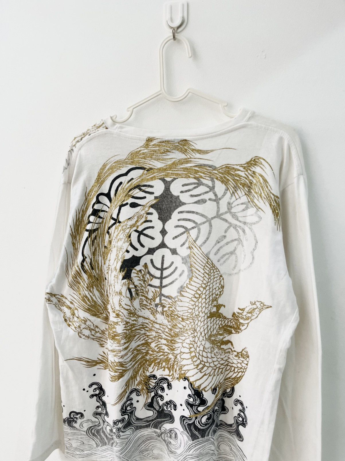 Japanese Brand Bullet Noise Sukajan Art Longsleeve Tee Size US L / EU 52-54 / 3 - 6 Thumbnail
